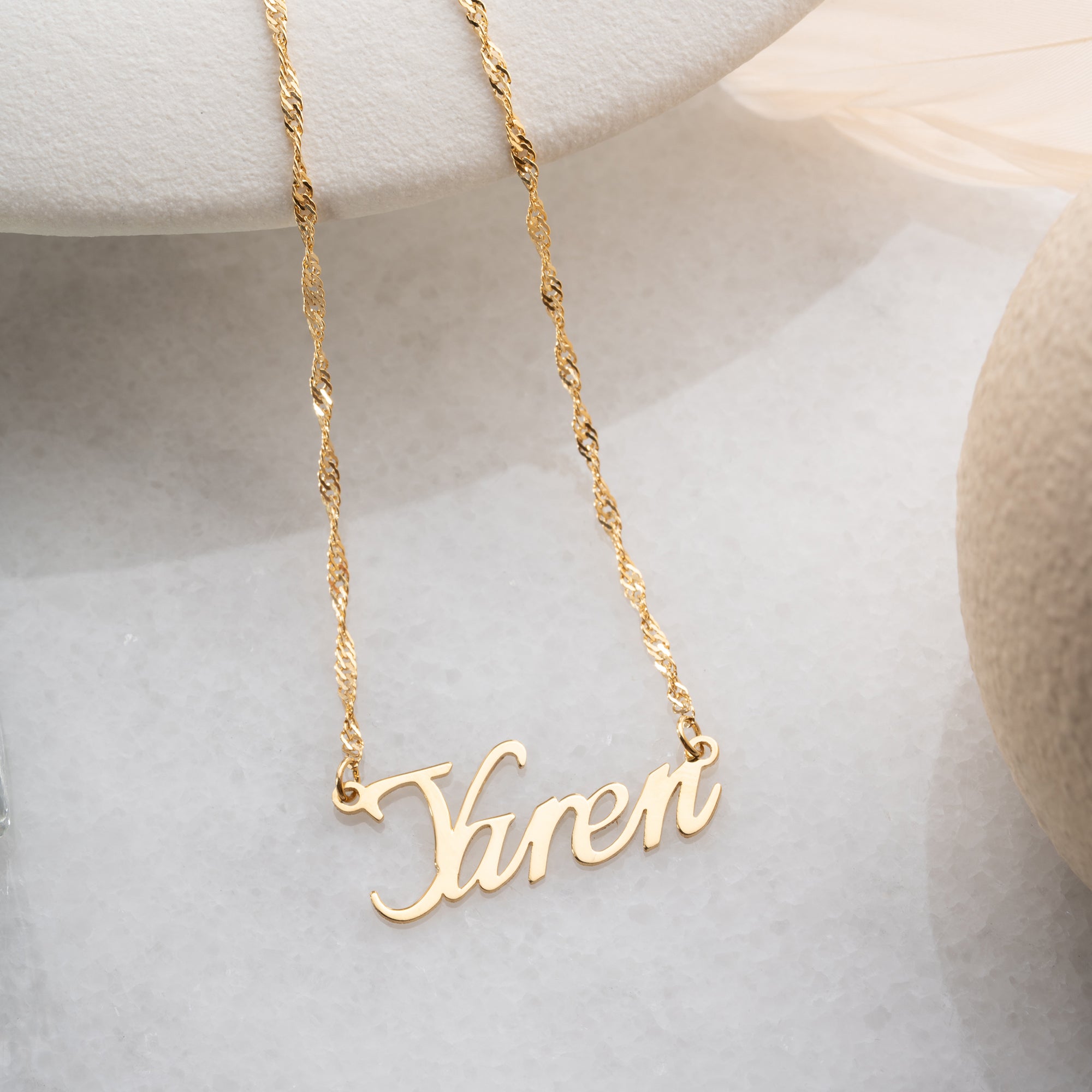 SCRIPT NAMNHALSBAND | 925 SILVER