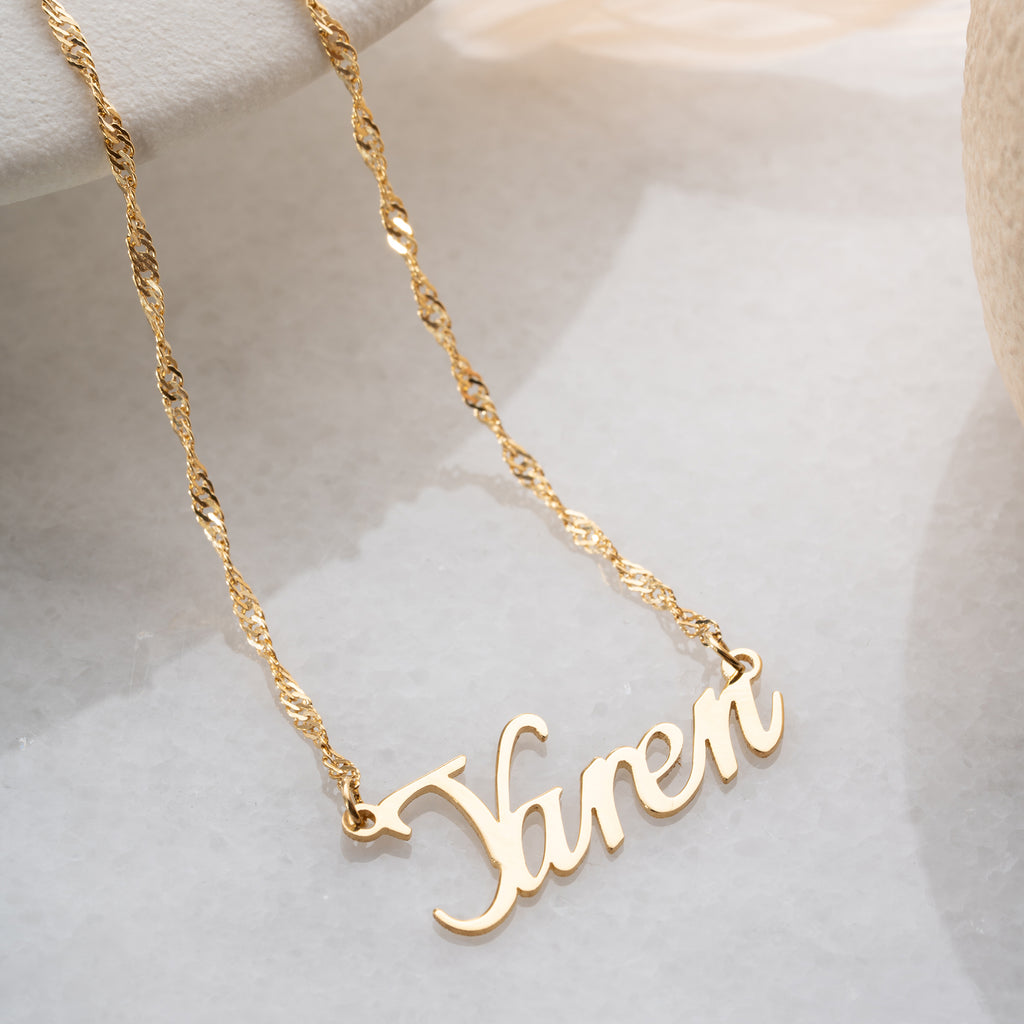 SCRIPT NAMNHALSBAND | 925 SILVER