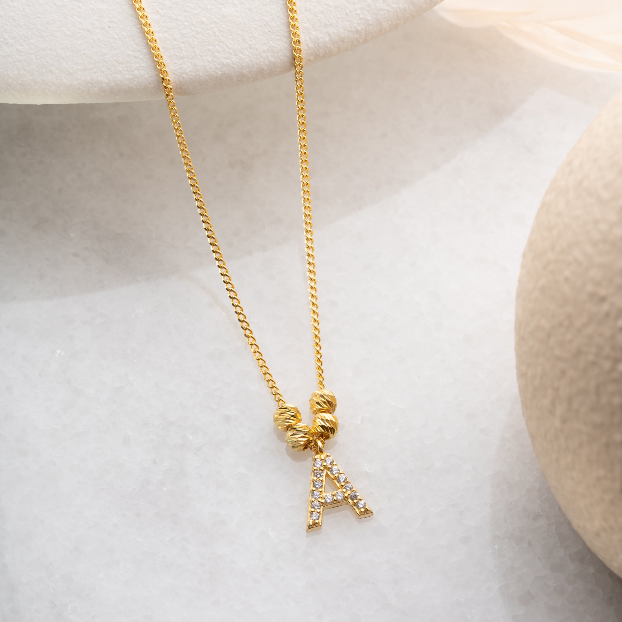DORIKA INITIAL HALSBAND | 925 SILVER