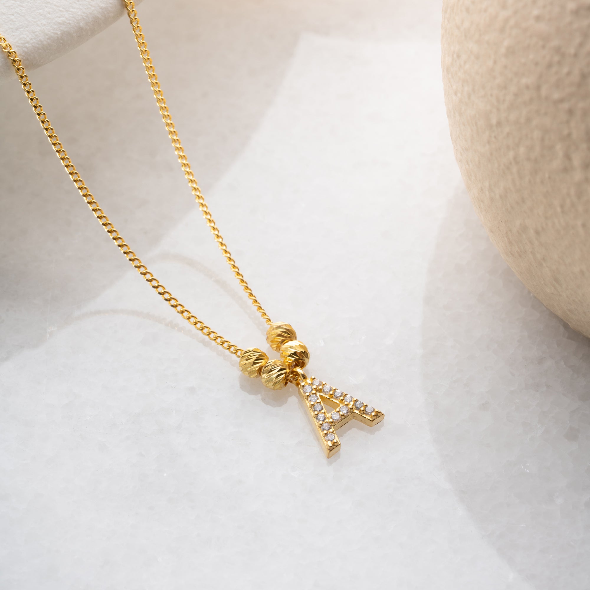 DORIKA INITIAL HALSBAND | 925 SILVER