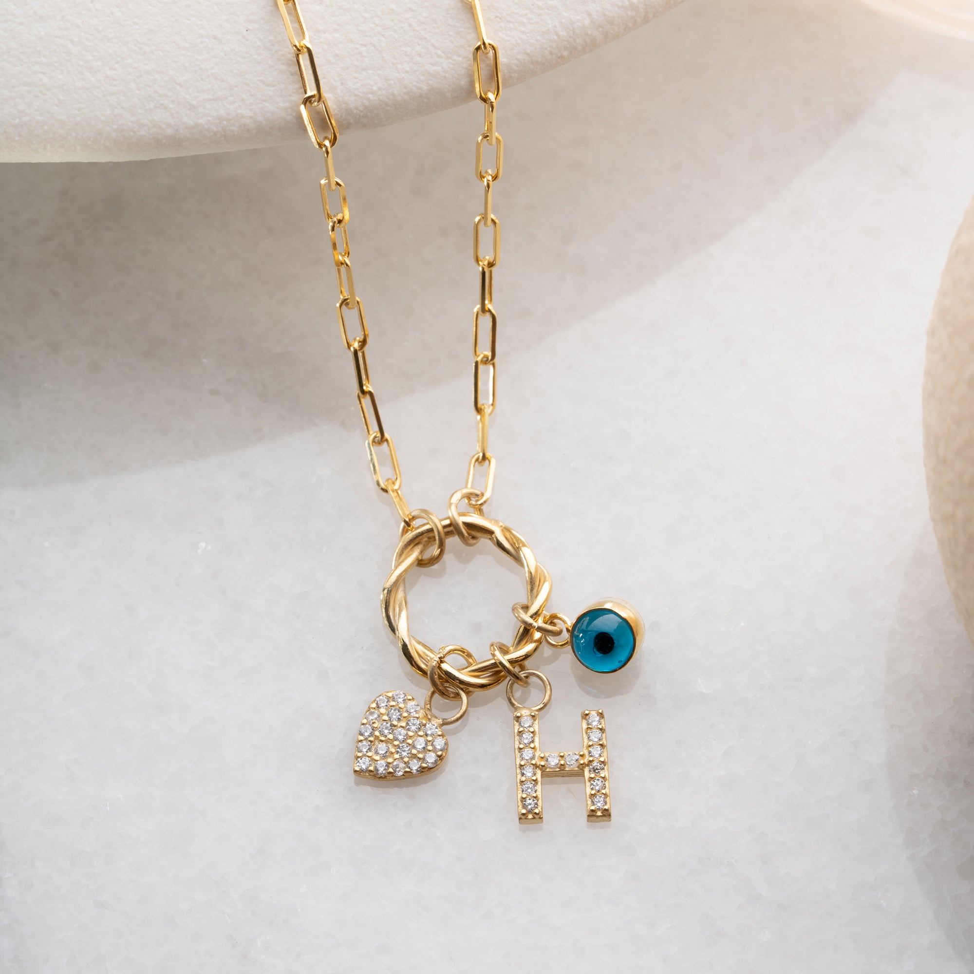 CHARM PROTECTION HALSBAND | 925 SILVER