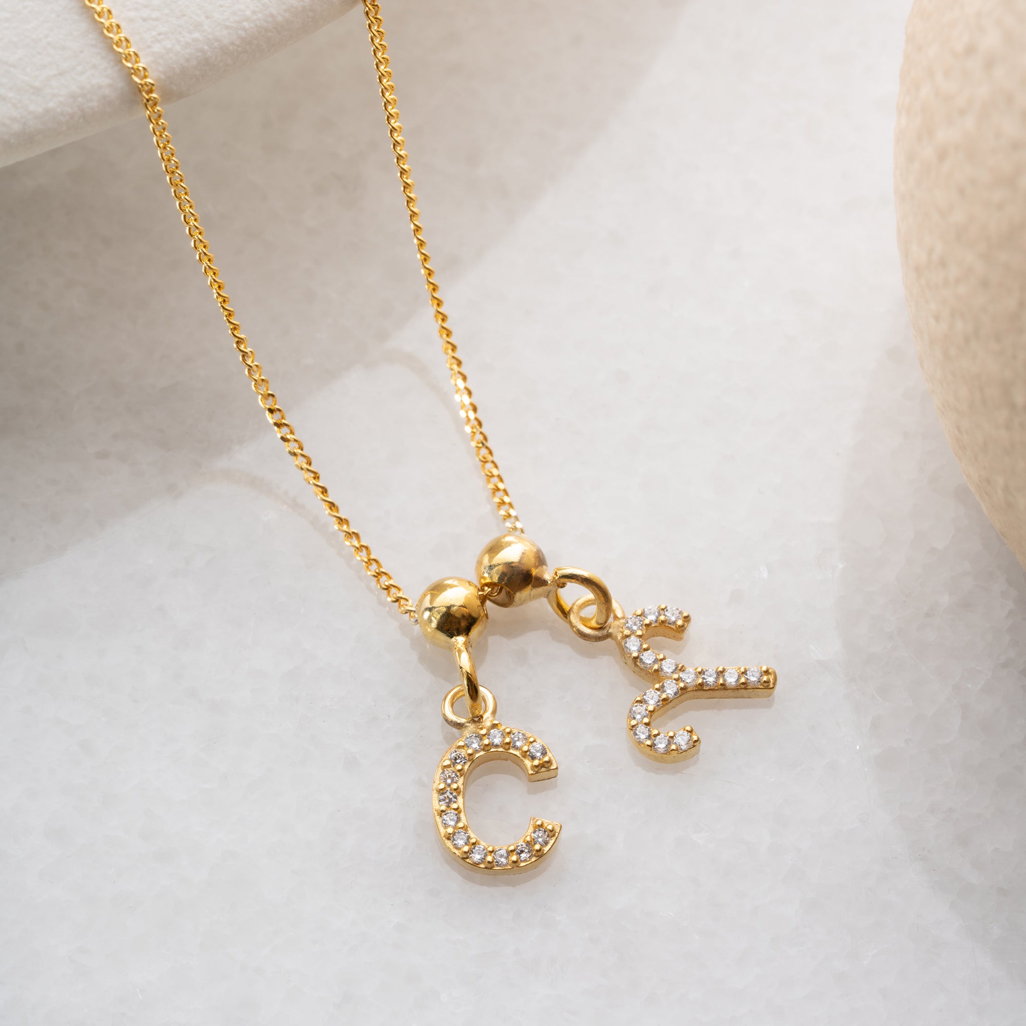 CELESTIAL BOKSTAVSHALSBAND | 925 SILVER