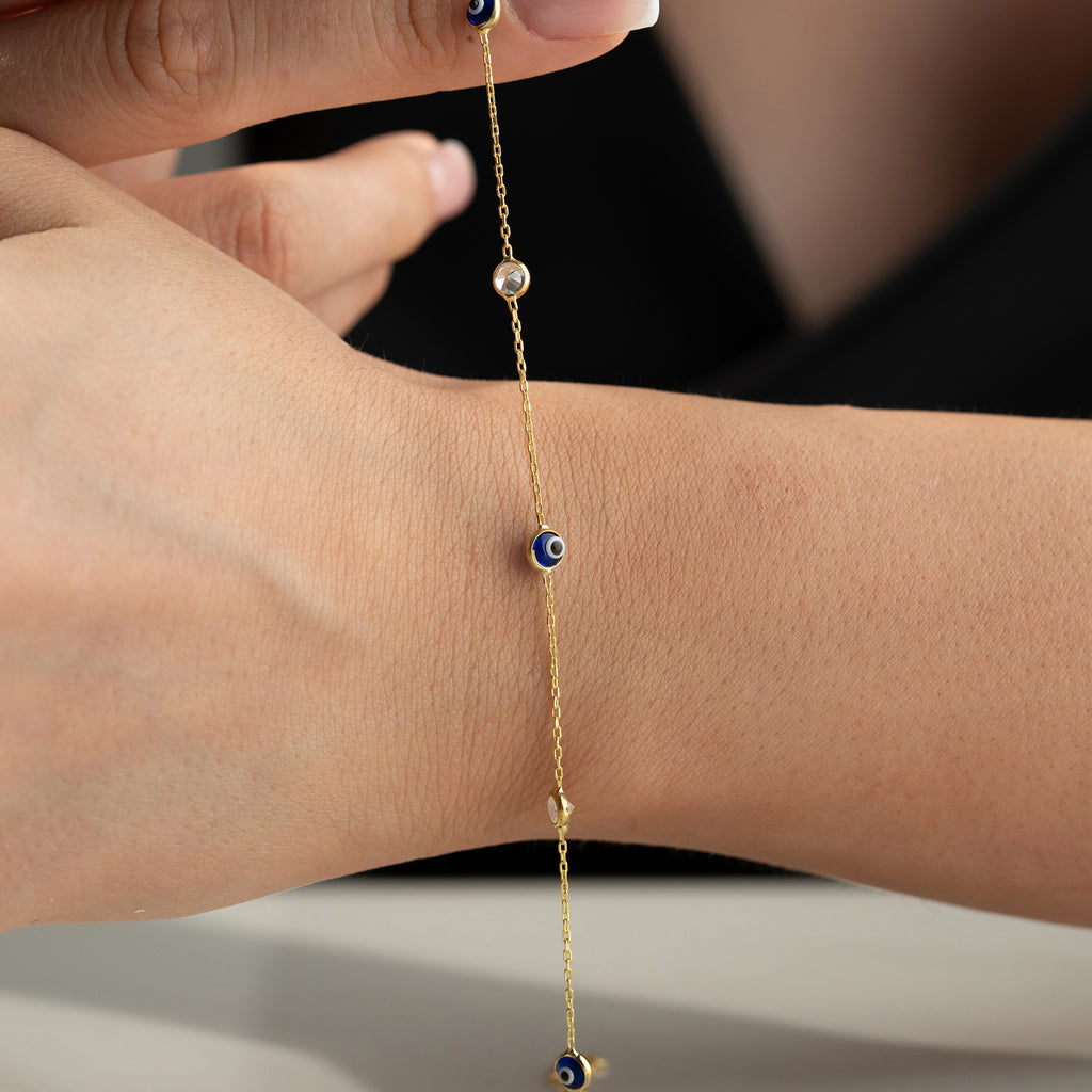 NAZAR X STONE ARMBAND | 925 SILVER