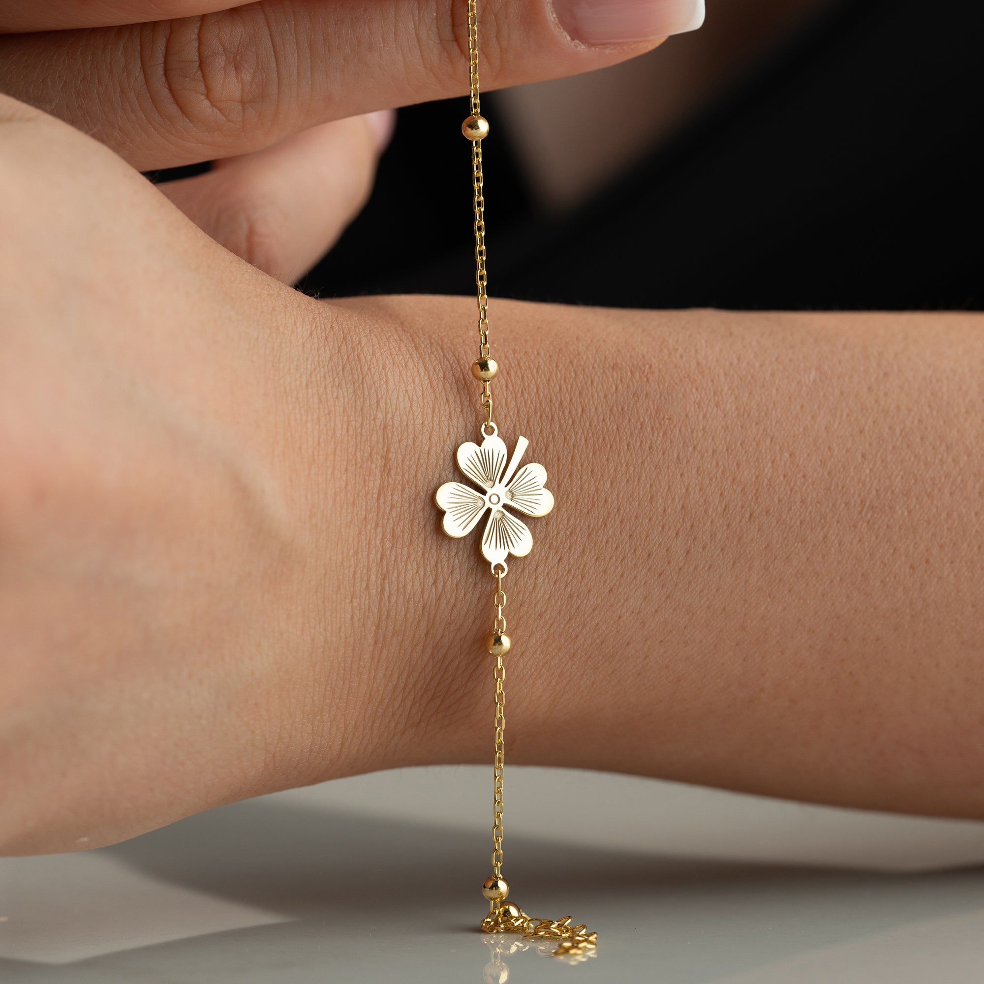 KLÖVER ELOR ARMBAND | 925 SILVER