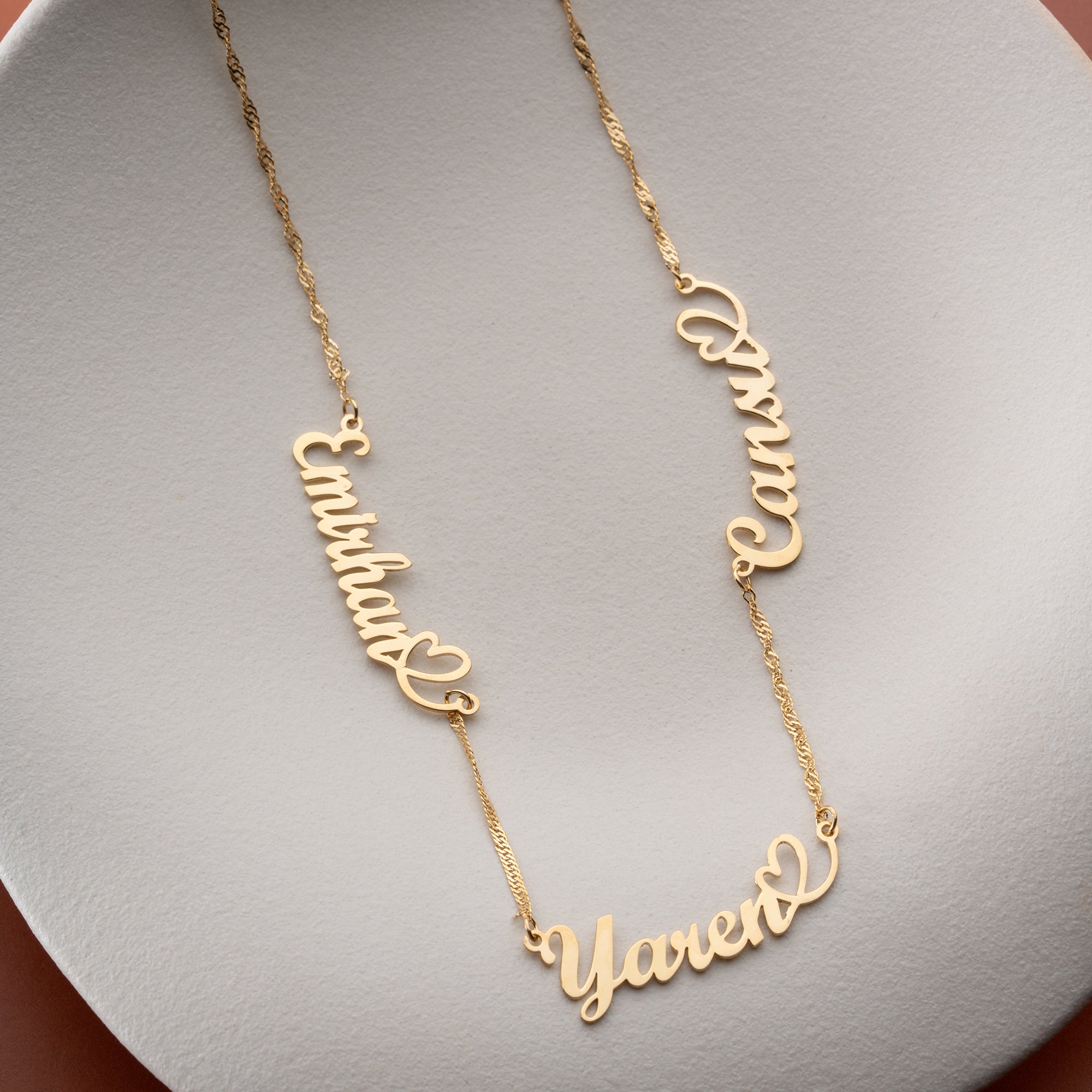 TRIO BOND NAMNHALSBAND | 925 SILVER