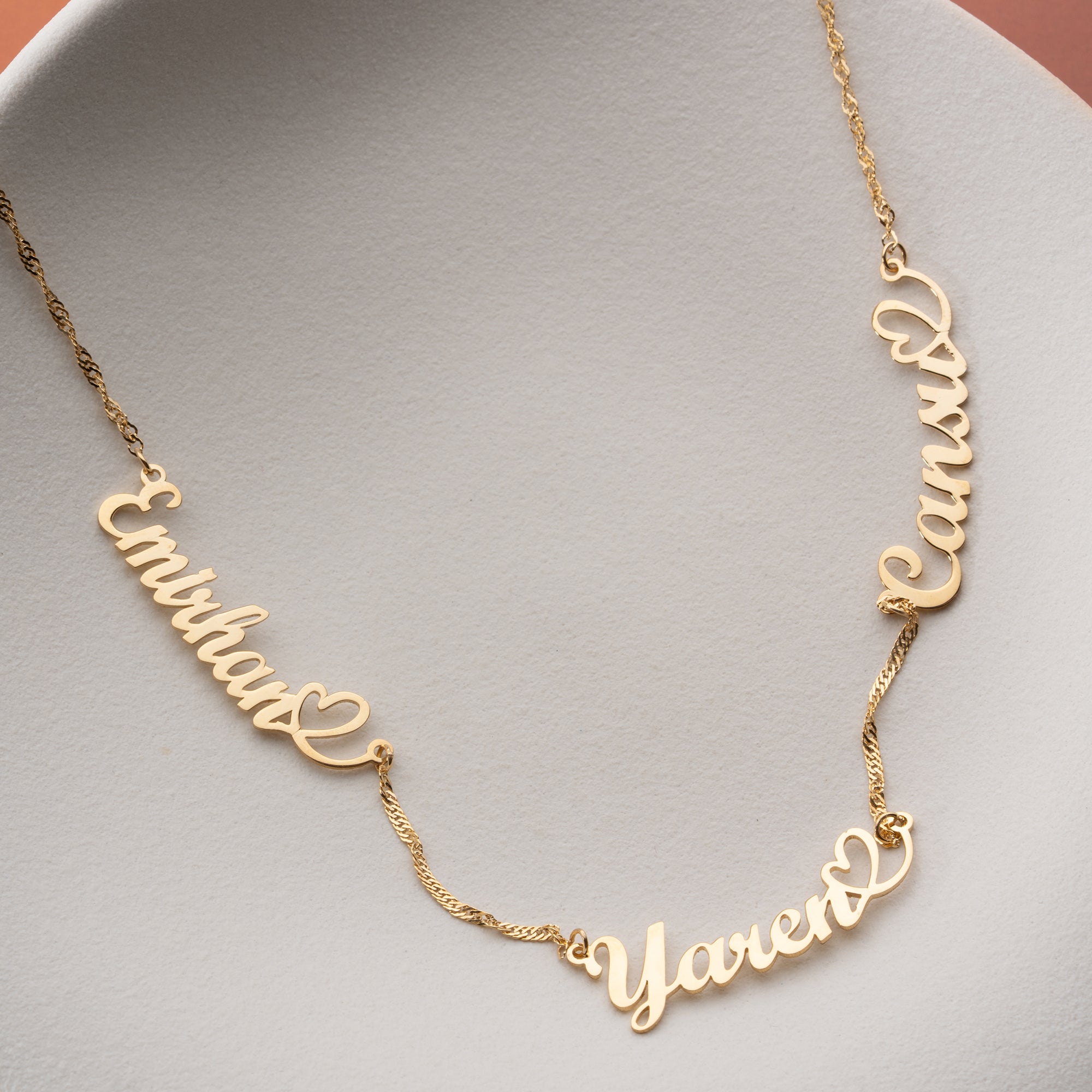 TRIO BOND NAMNHALSBAND | 925 SILVER