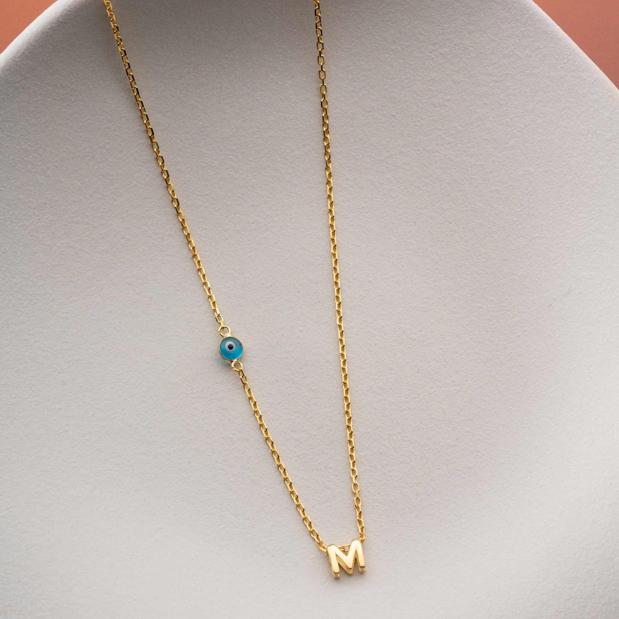 PETITE NAZAR INITIAL HALSBAND | 925 SILVER