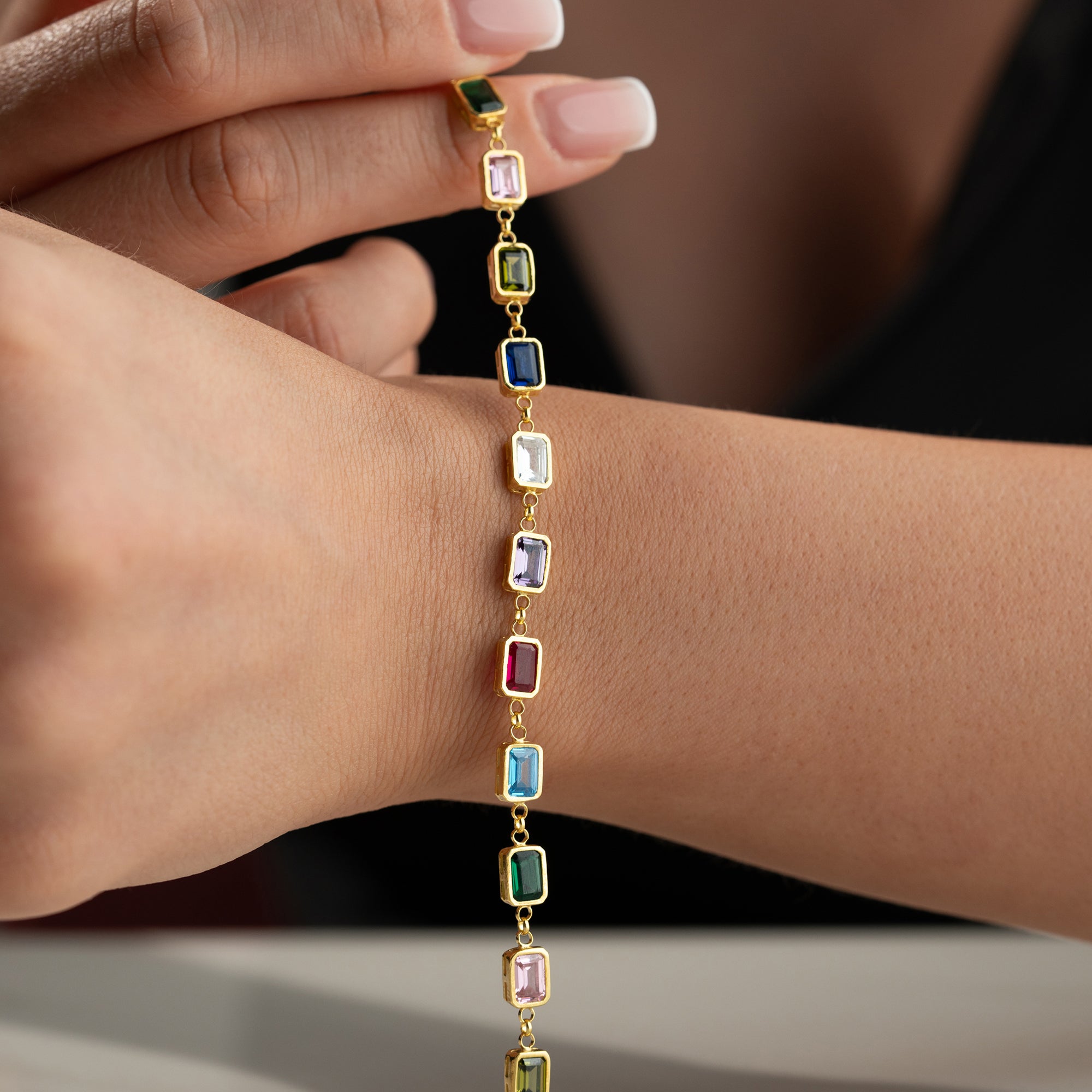 RUBIY ARMBAND | 925 SILVER