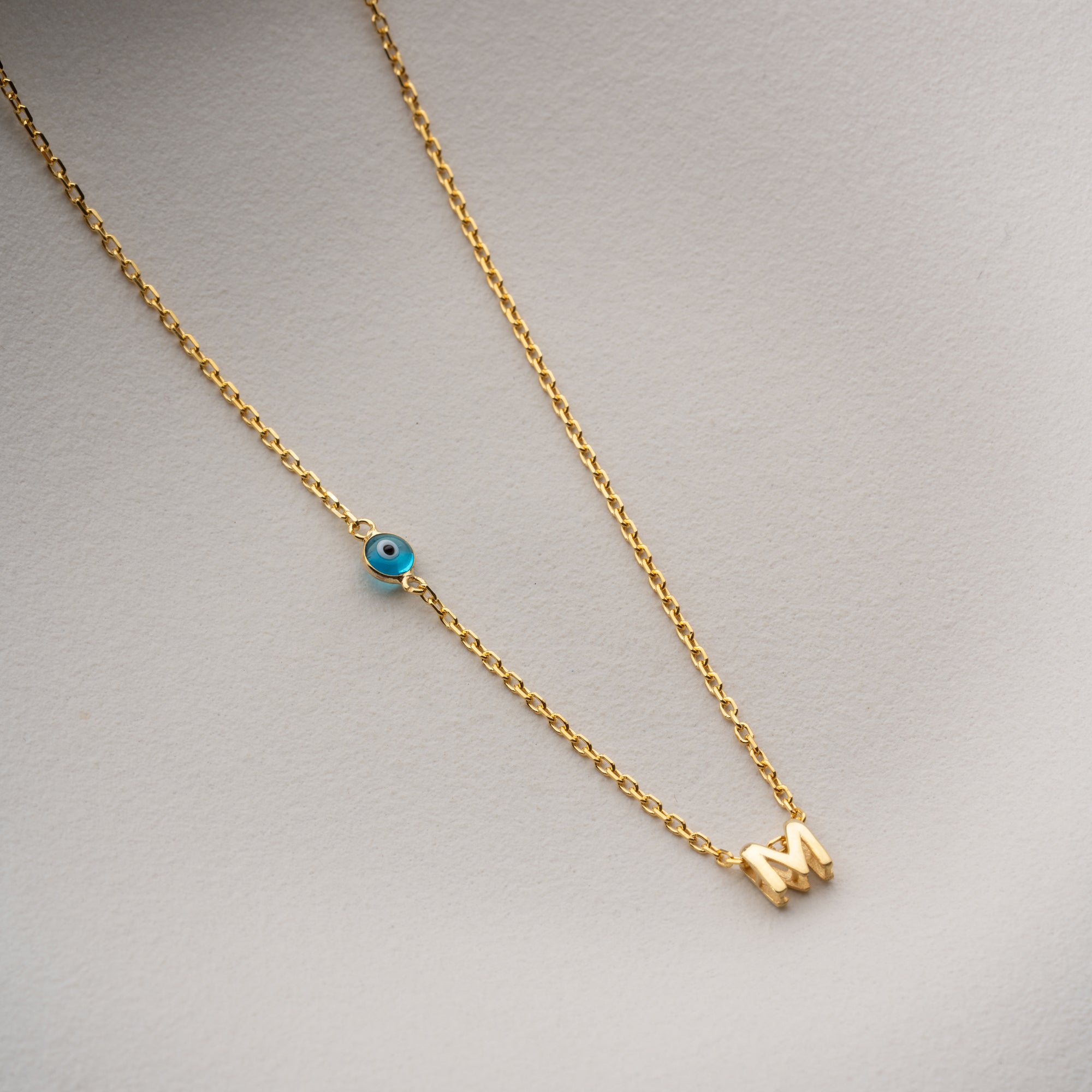PETITE NAZAR INITIAL HALSBAND | 925 SILVER