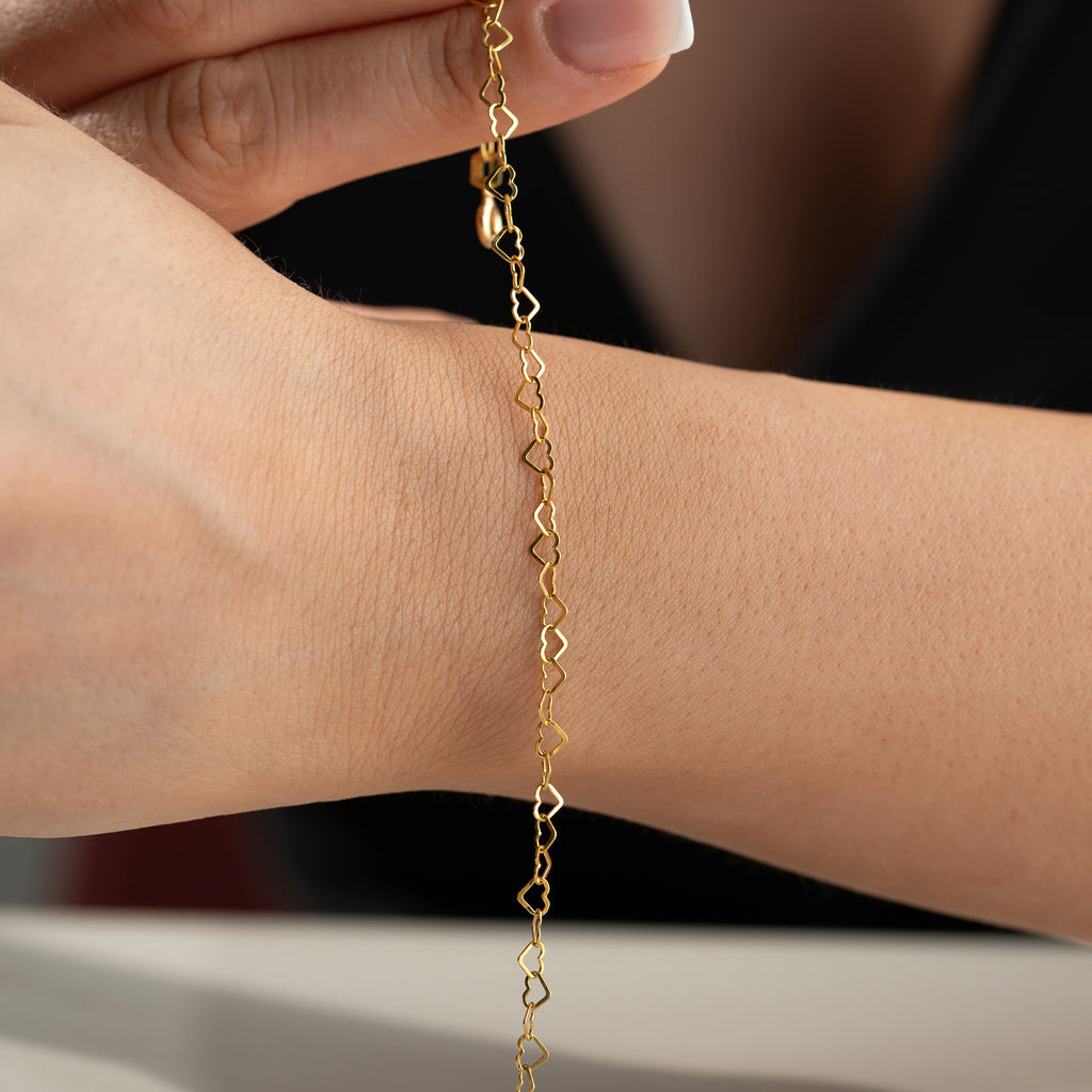 TIFI HJÄRTA ARMBAND | 925 SILVER