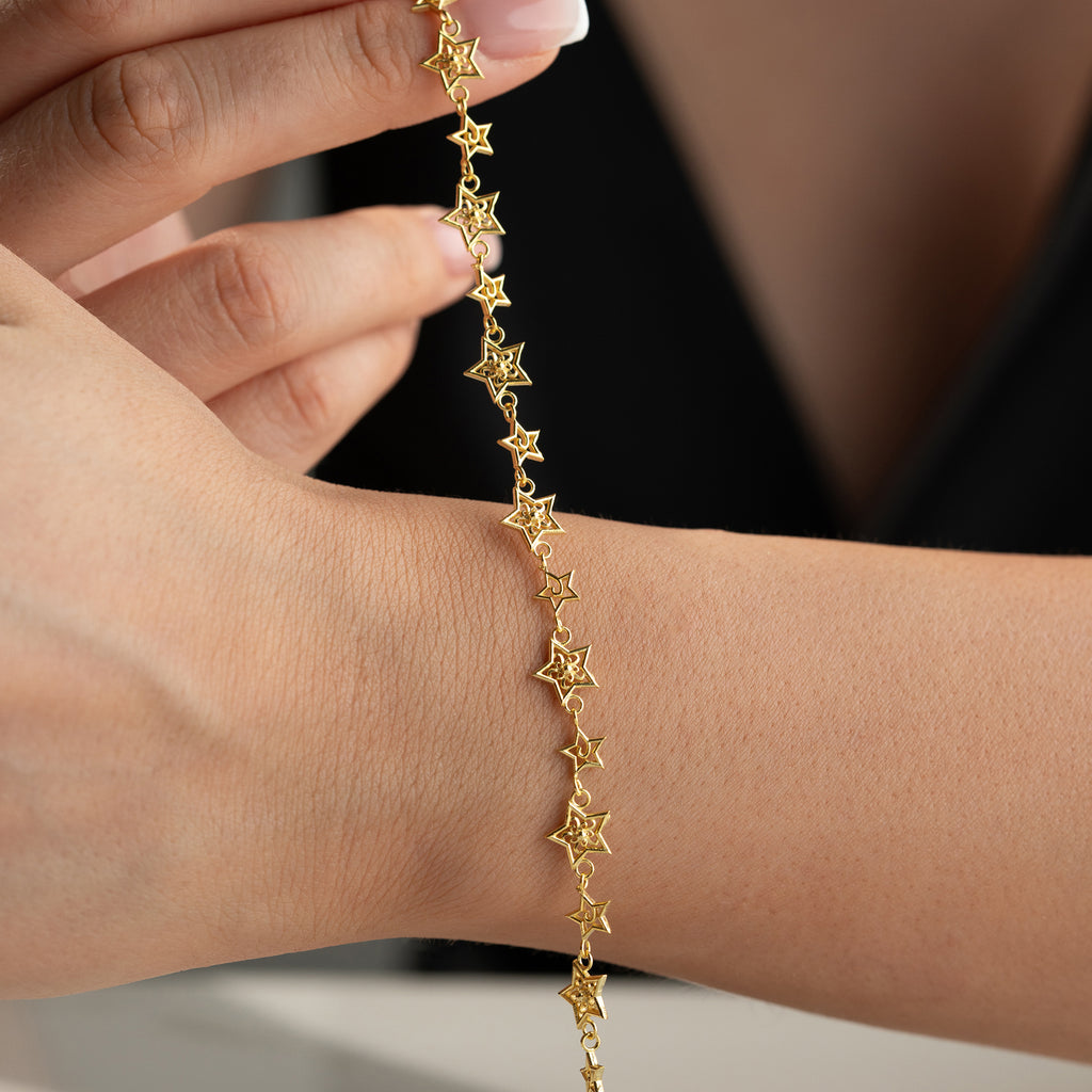 TETE STJÄRNAARMBAND | 925 SILVER