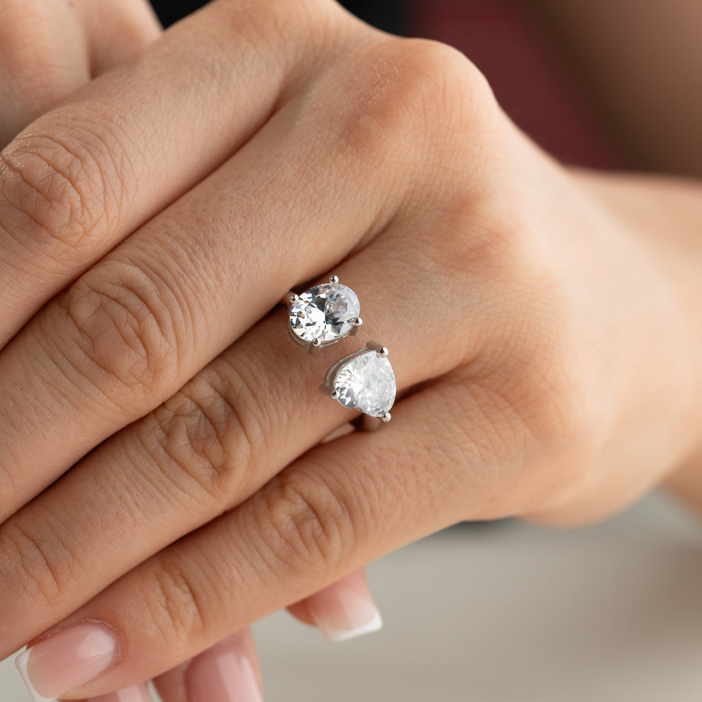 DUO DROPPRING | 925 SILVER