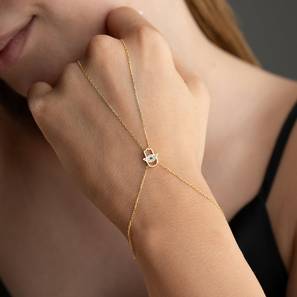 MINI FATIMAS HANDKEDJA | 925 SILVER