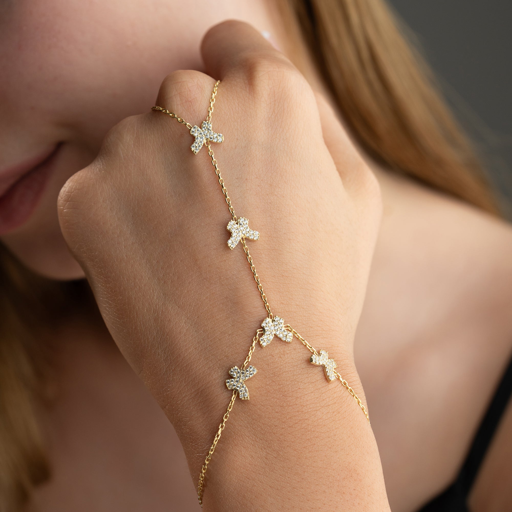 FJÄRILSHANKEDJA | 925 SILVER