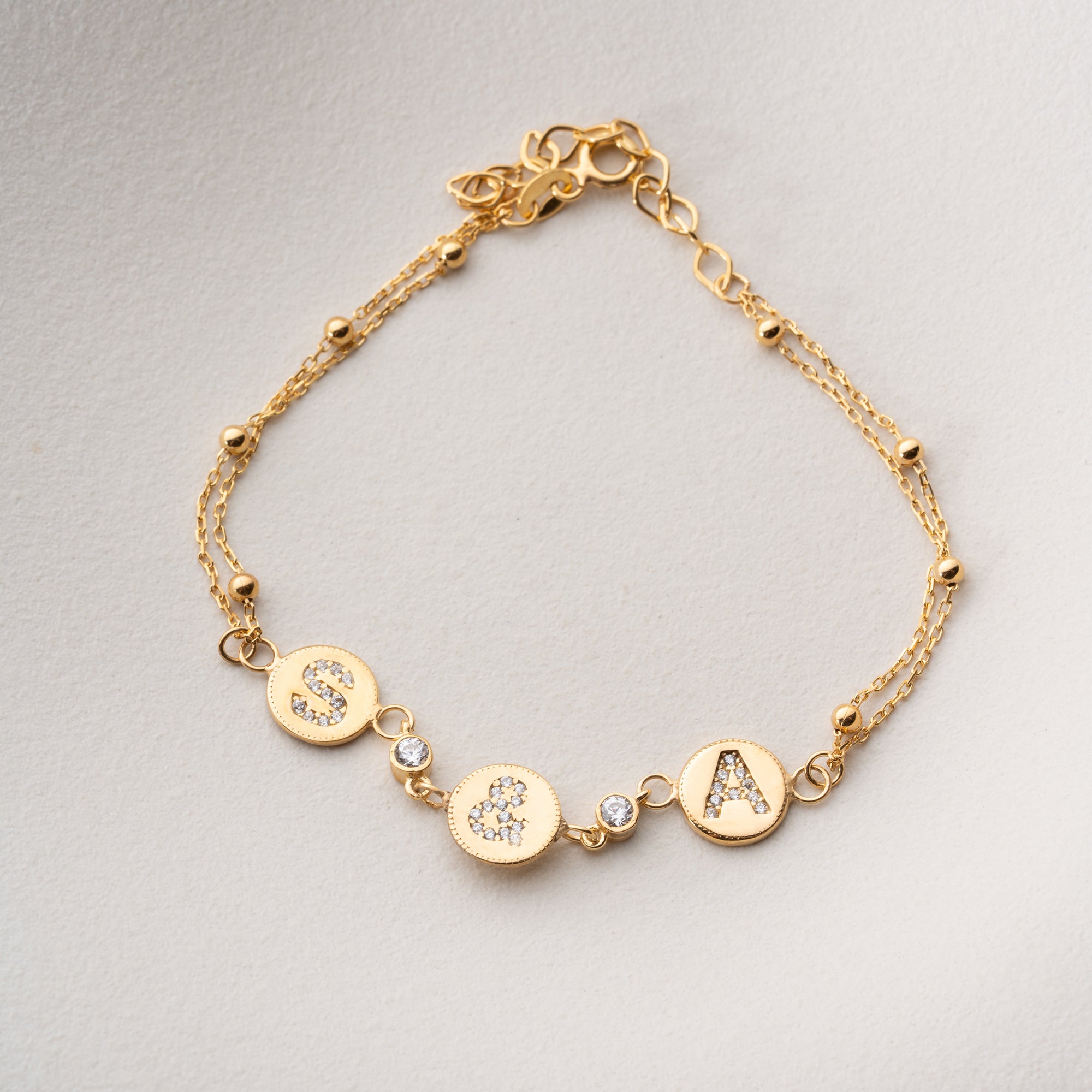 ETERNITY INITIAL & ARMBAND | 925 SILVER