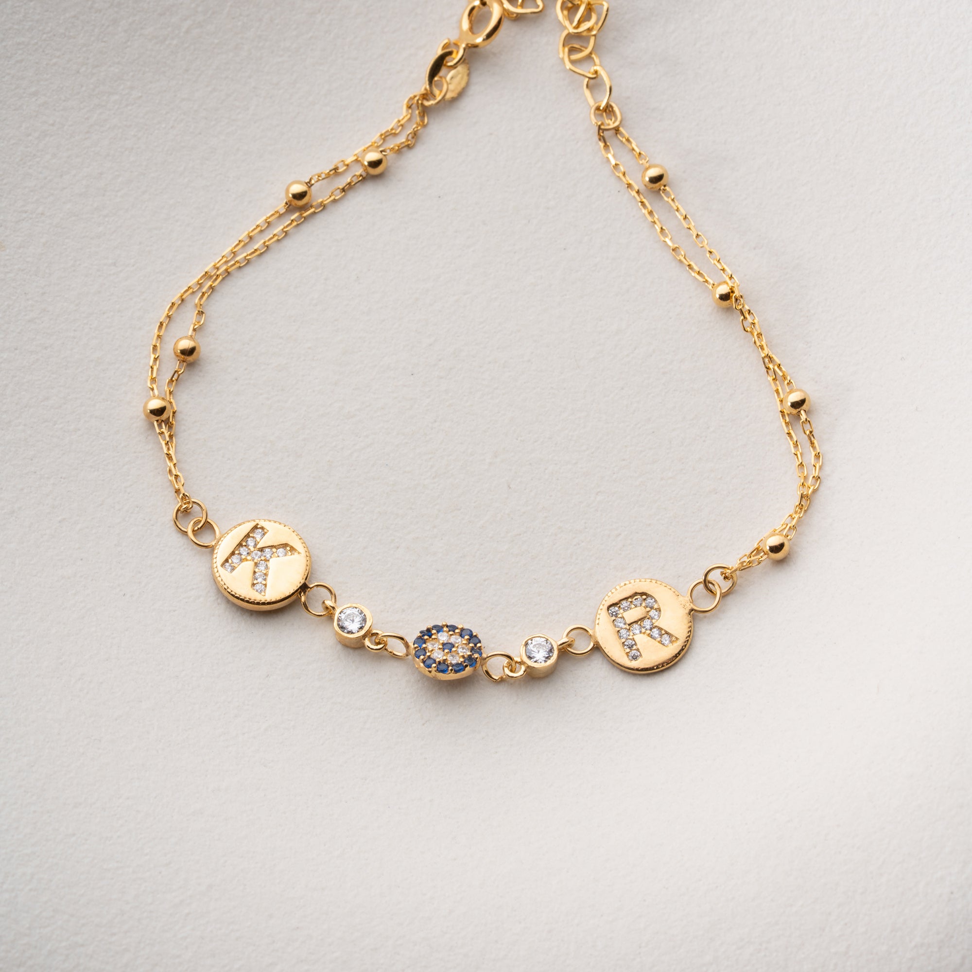 AURELIA INITIAL ARMBAND | 925 SILVER