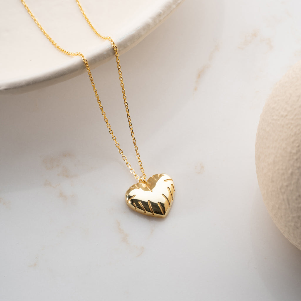 BOMB HJÄRTA KRAGE | 925 SILVER