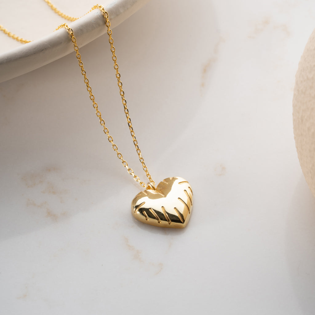 BOMB HJÄRTA KRAGE | 925 SILVER