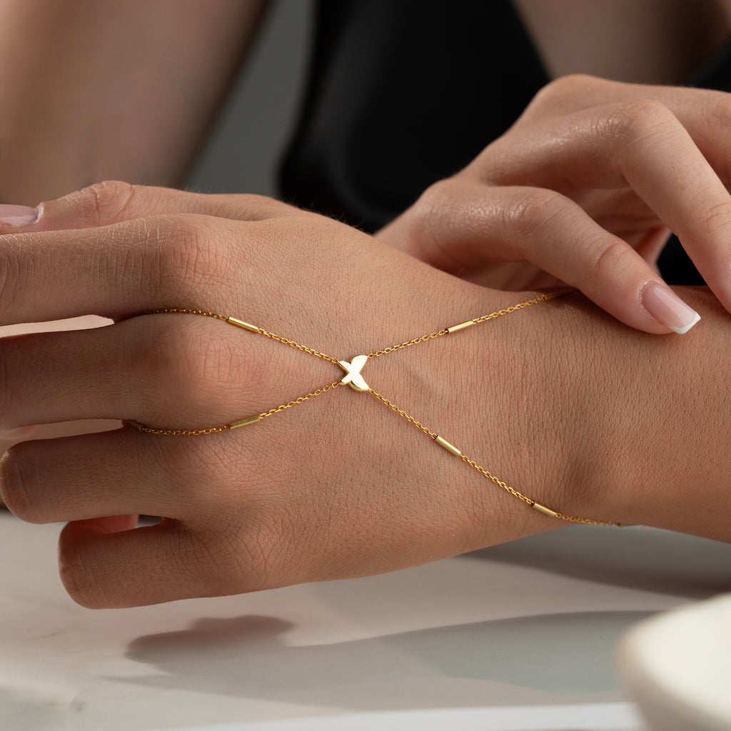 FJÄRILSHANKEDJA | 925 SILVER