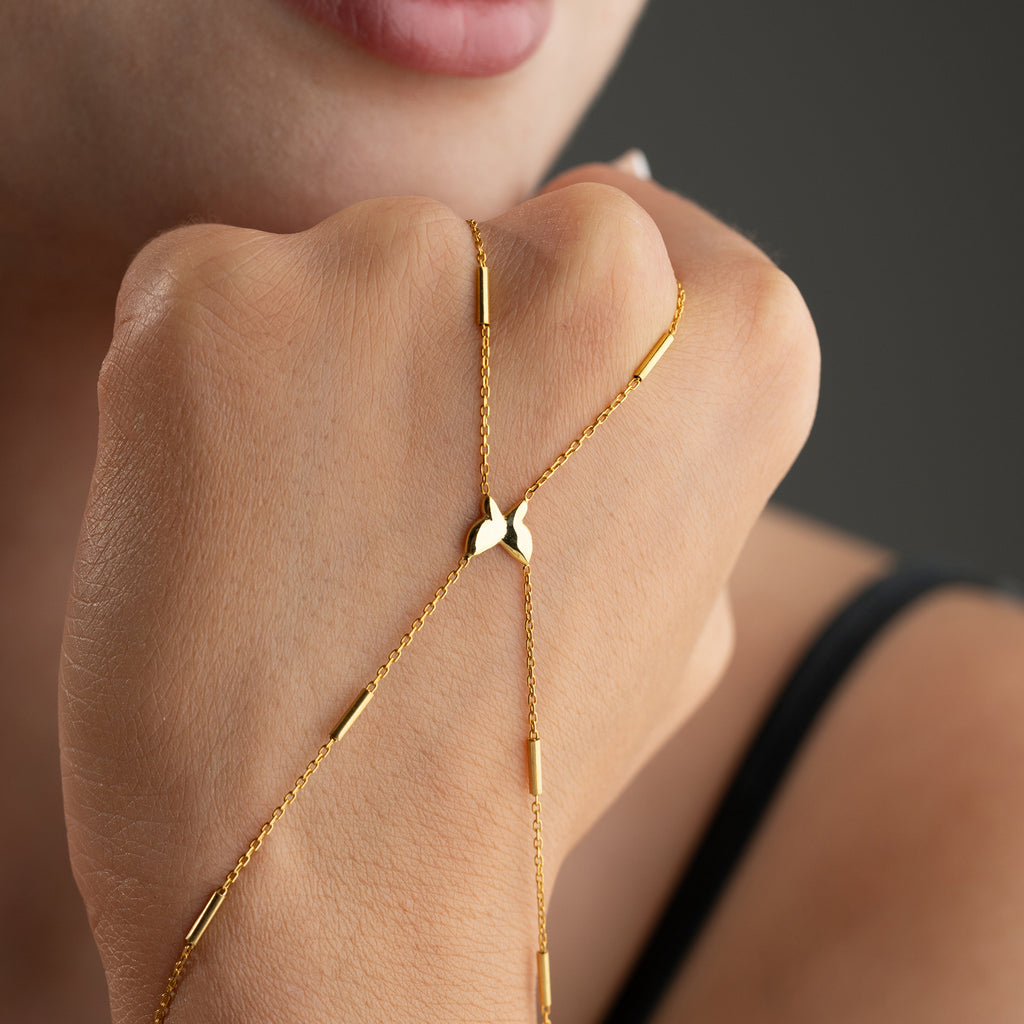 FJÄRILSHANKEDJA | 925 SILVER