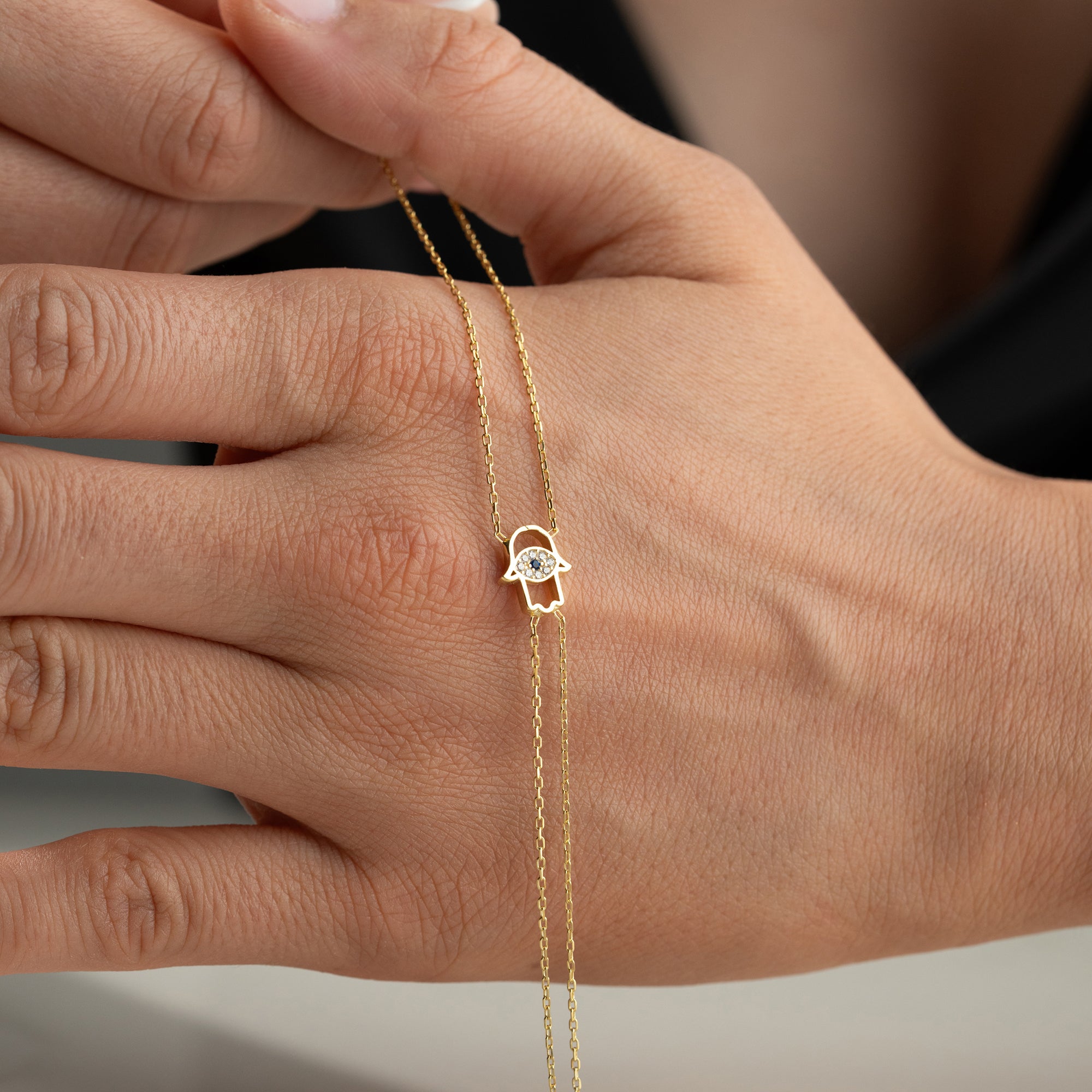 MINI FATIMAS HANDKEDJA | 925 SILVER