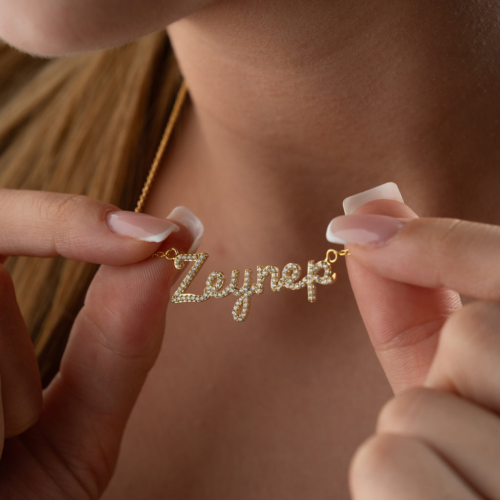 ZIRCONIA NAMN KEDJA PREMIUM | 925 SILVER