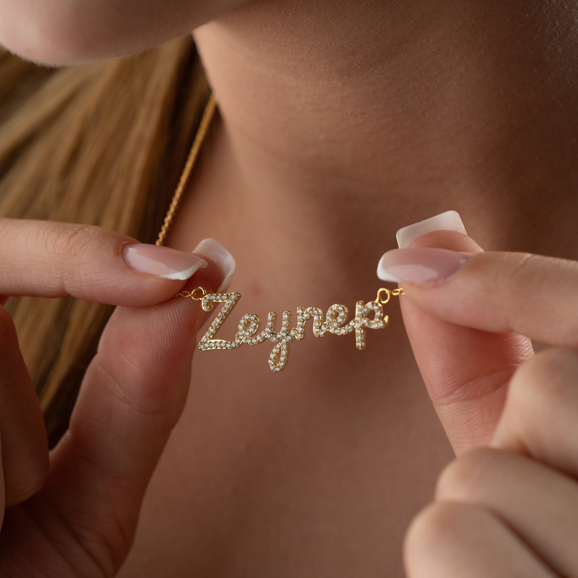 ZIRCONIA NAMN KEDJA PREMIUM | 925 SILVER