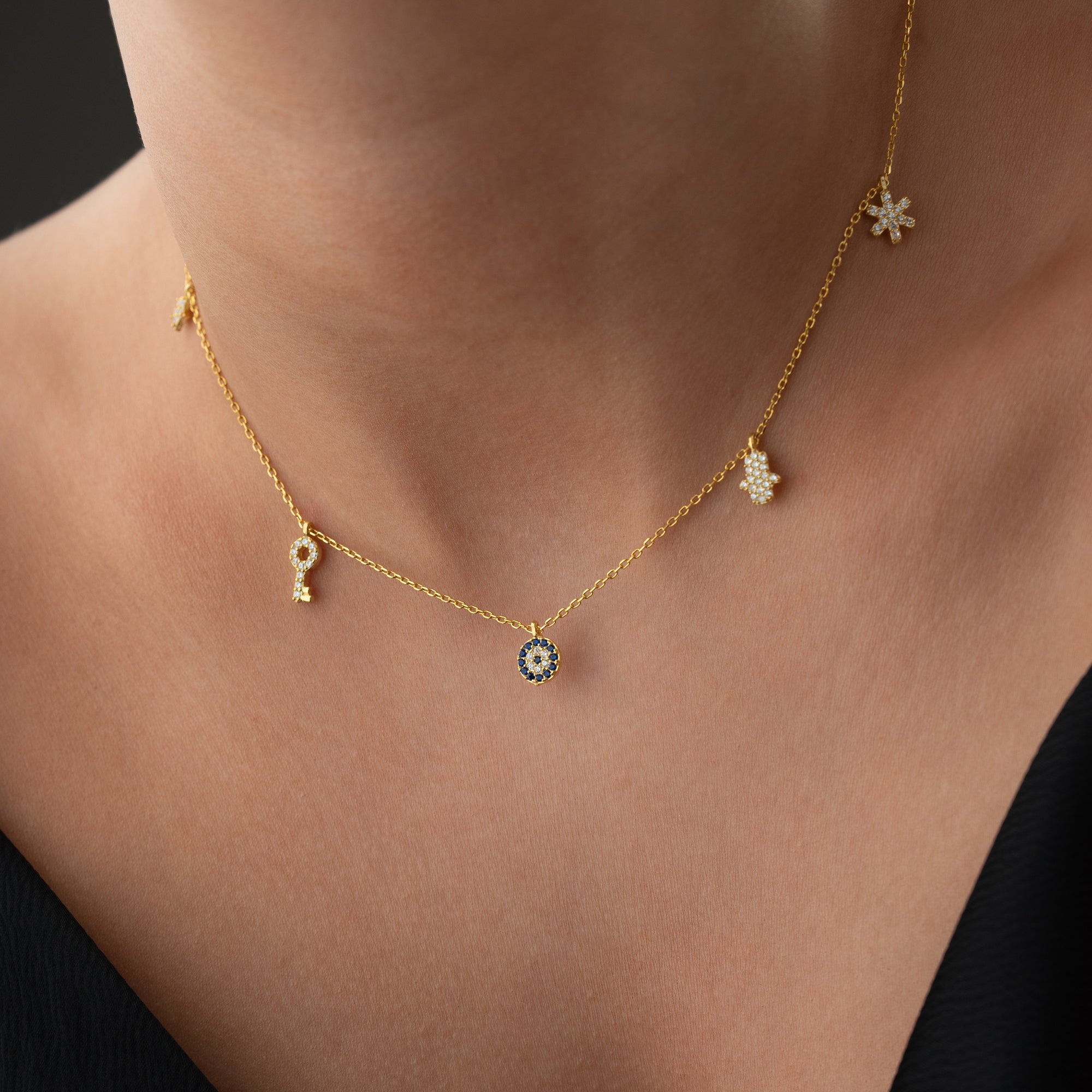 CHARM HALSBAND | 925 SILVER