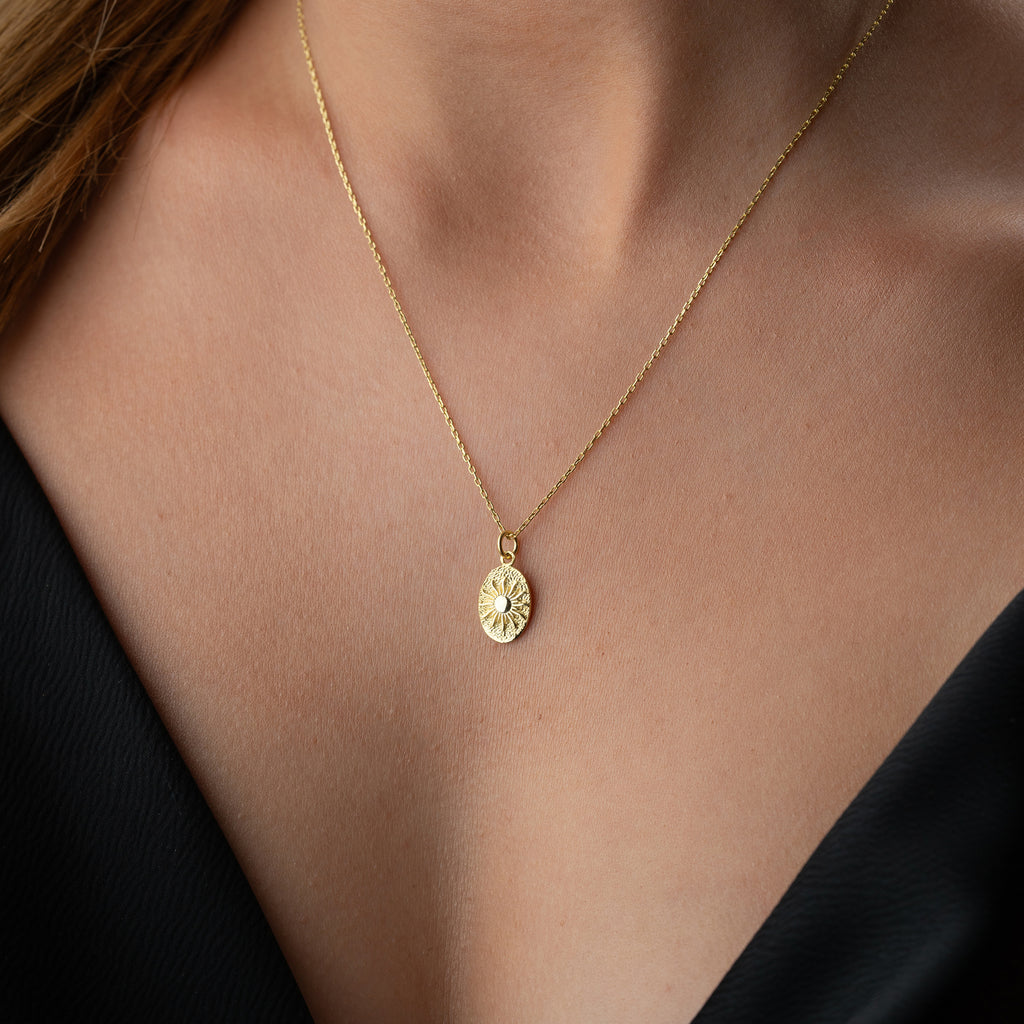 SOL OVAL KEDJA | 925 SILVER 