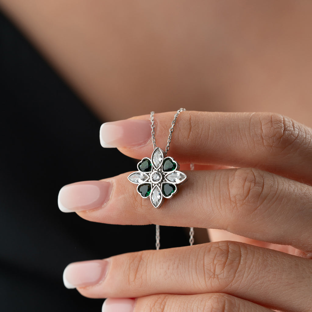 MIGOK GRÖN KEDJA | 925 SILVER 