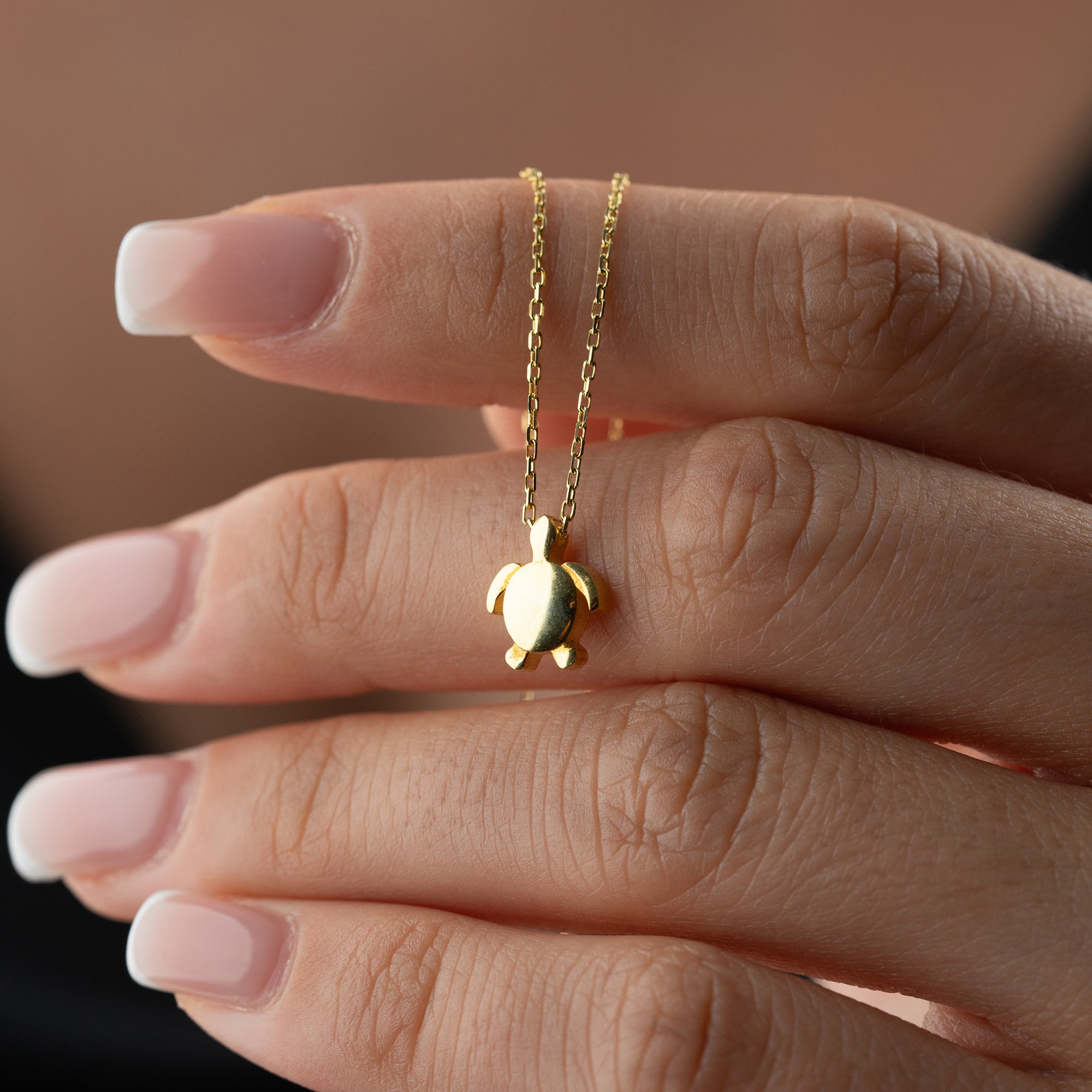 MINI SKöldpadda KEDJA | 925 SILVER 