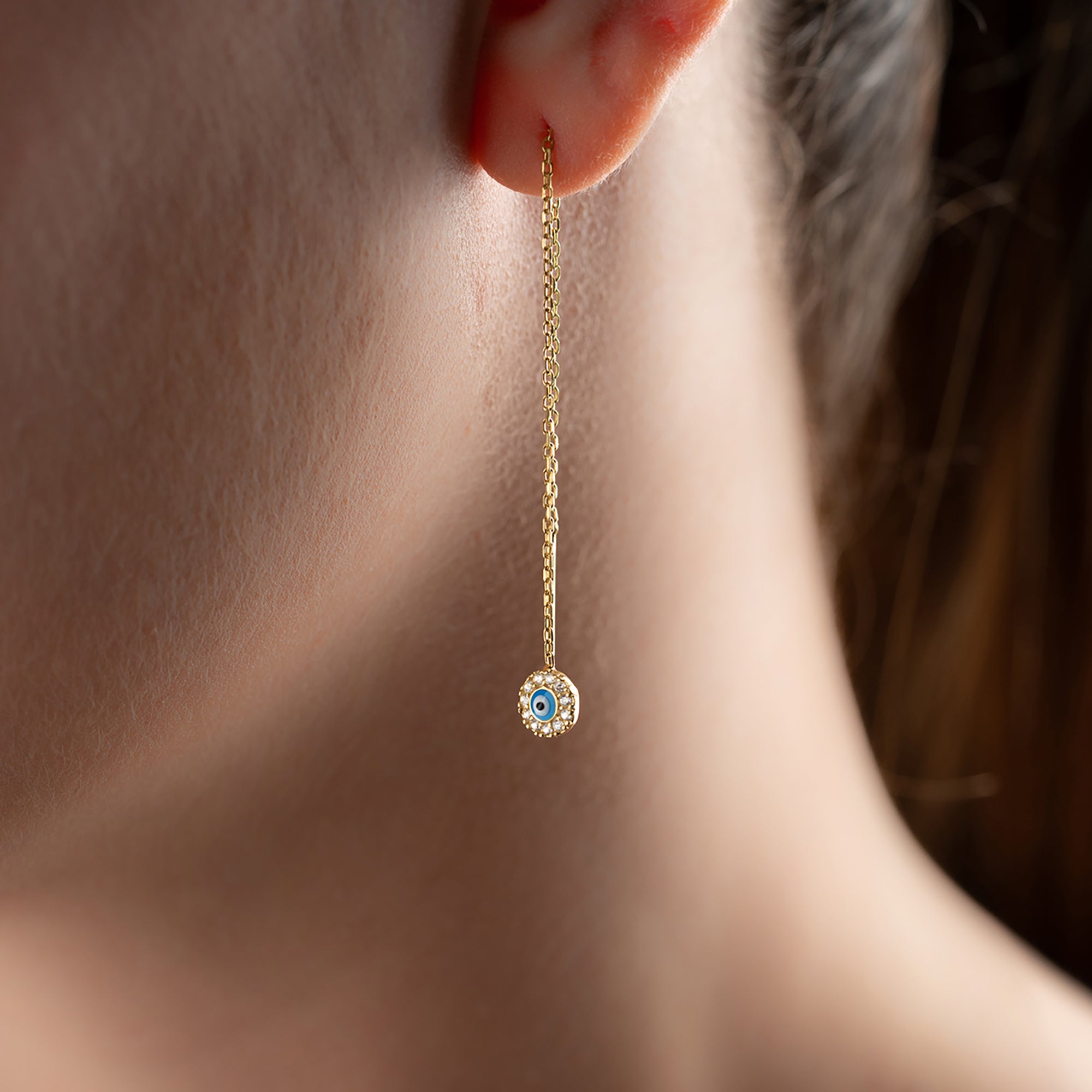 MEE NAZAR ÖRHÄNGEN | 925 SILVER