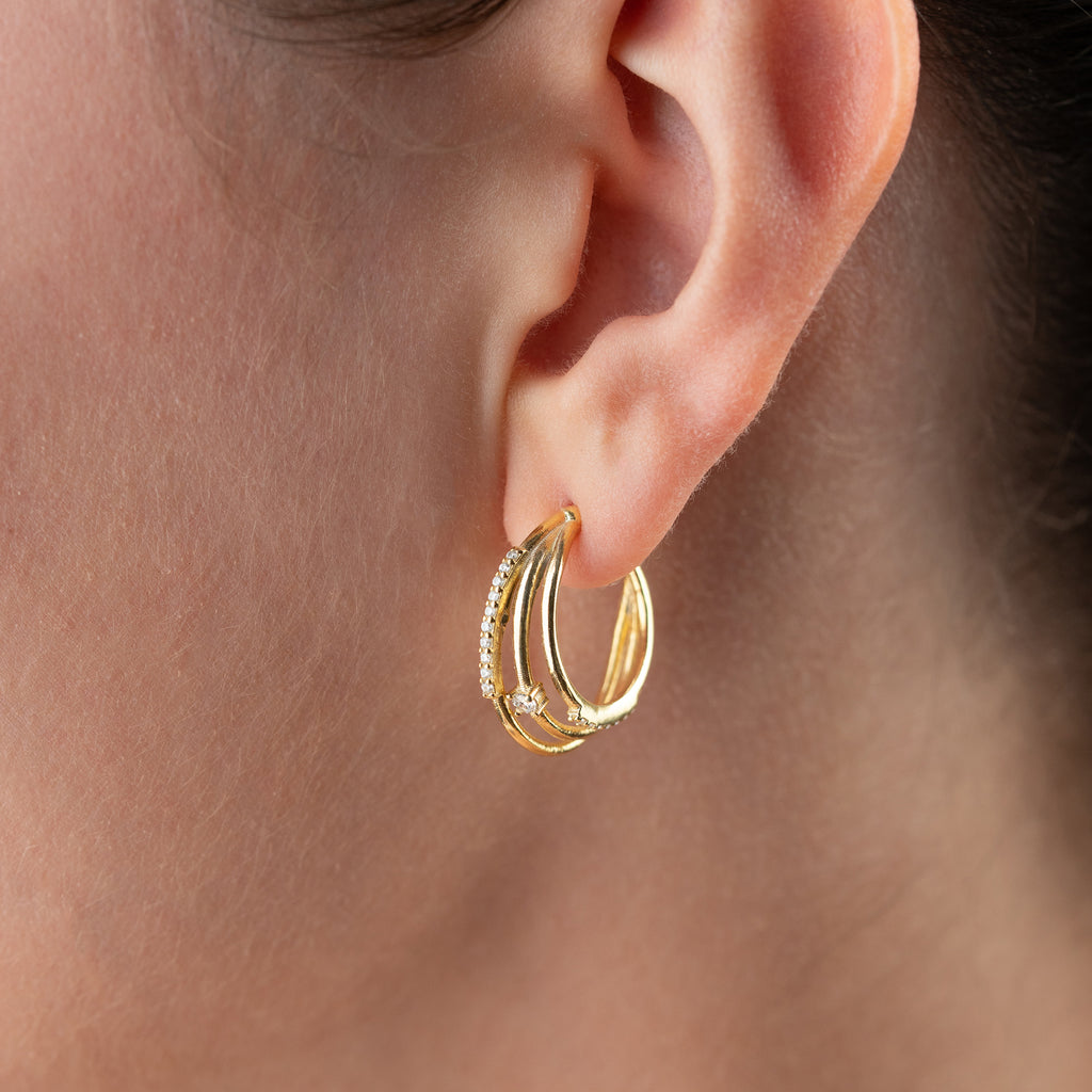 TIBEMI ÖRHÄNGEN | 925 SILVER