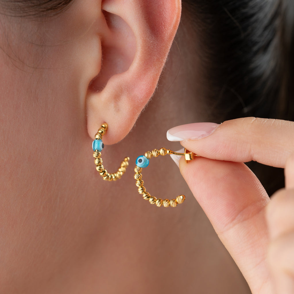 DORICA NAZAR ÖGONHÄNGNINGAR | 925 SILVER