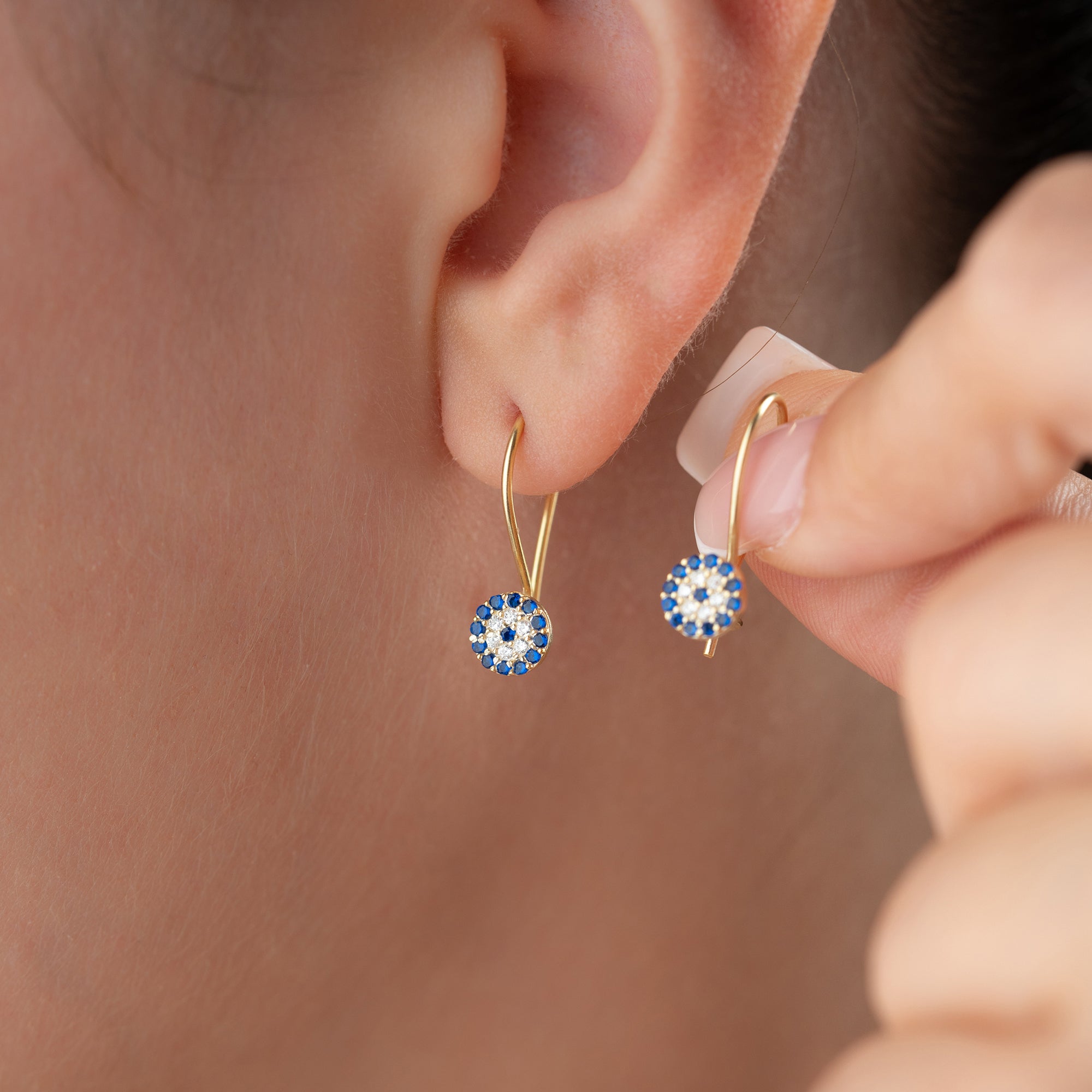 MINI NAZAR ÖGON-HÄNGNINGAR | 925 SILVER 