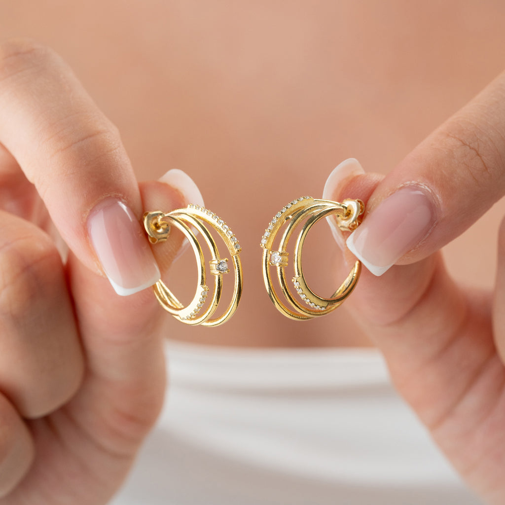 TIBEMI ÖRHÄNGEN | 925 SILVER