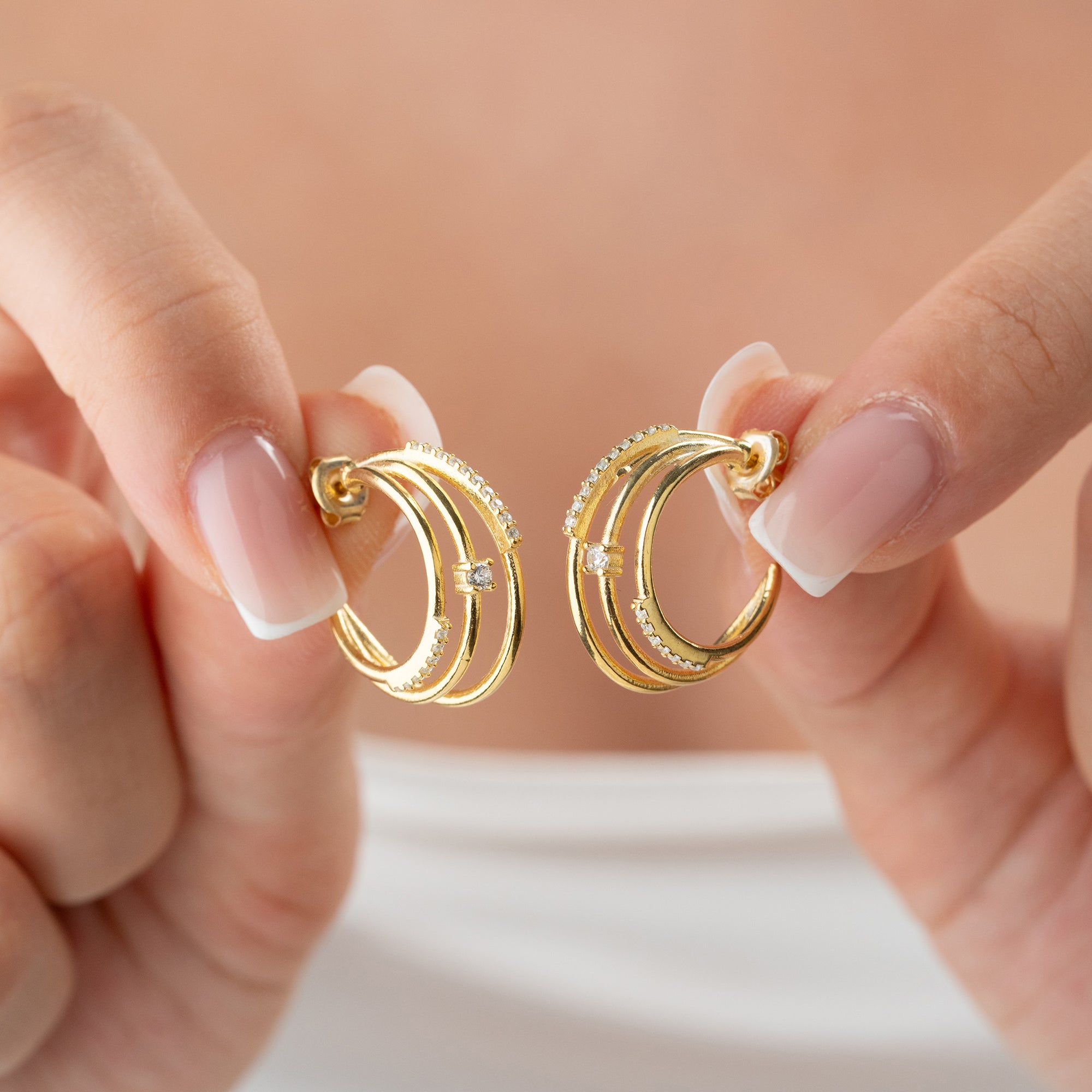 TIBEMI ÖRHÄNGEN | 925 SILVER