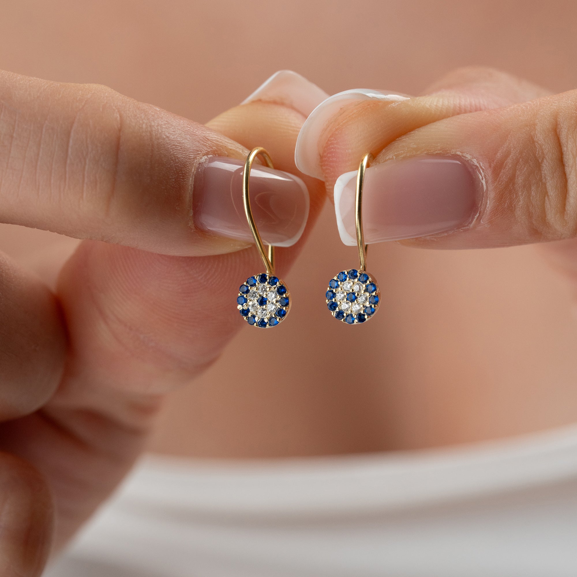 MINI NAZAR ÖGON-HÄNGNINGAR | 925 SILVER 