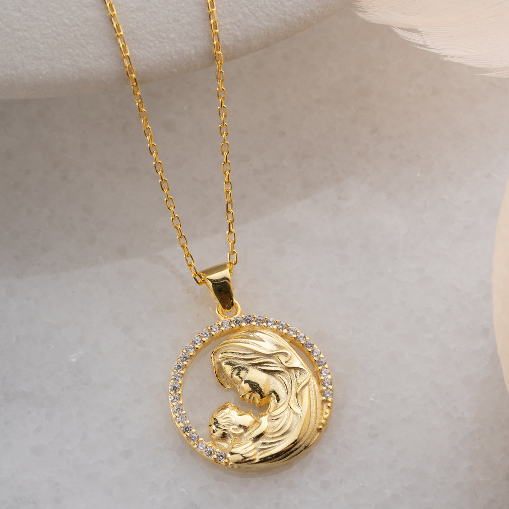 MAMMA & BARN MEDALJONG | 925 SILVER