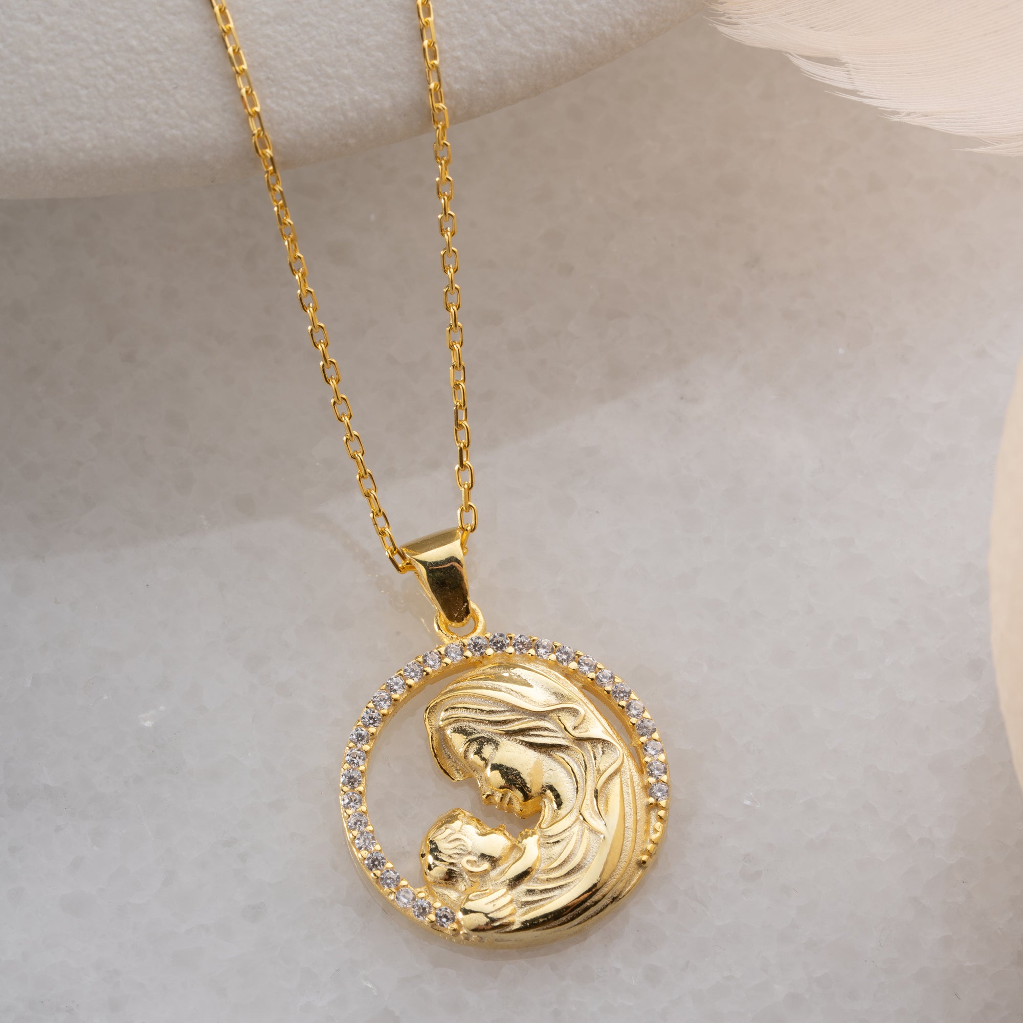MAMMA & BARN MEDALJONG | 925 SILVER