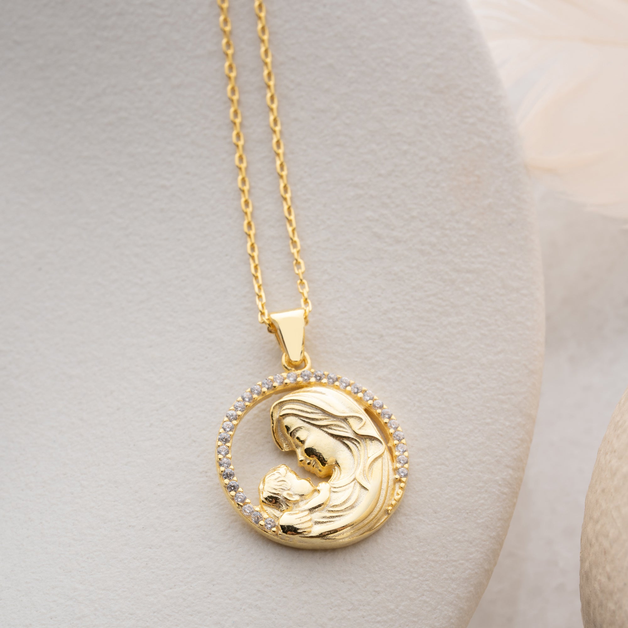 MAMMA & BARN MEDALJONG | 925 SILVER
