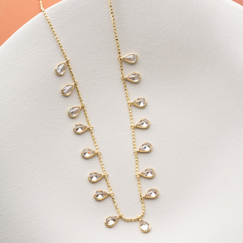 VATTENDROPPEHALSBAND | 925 SILVER