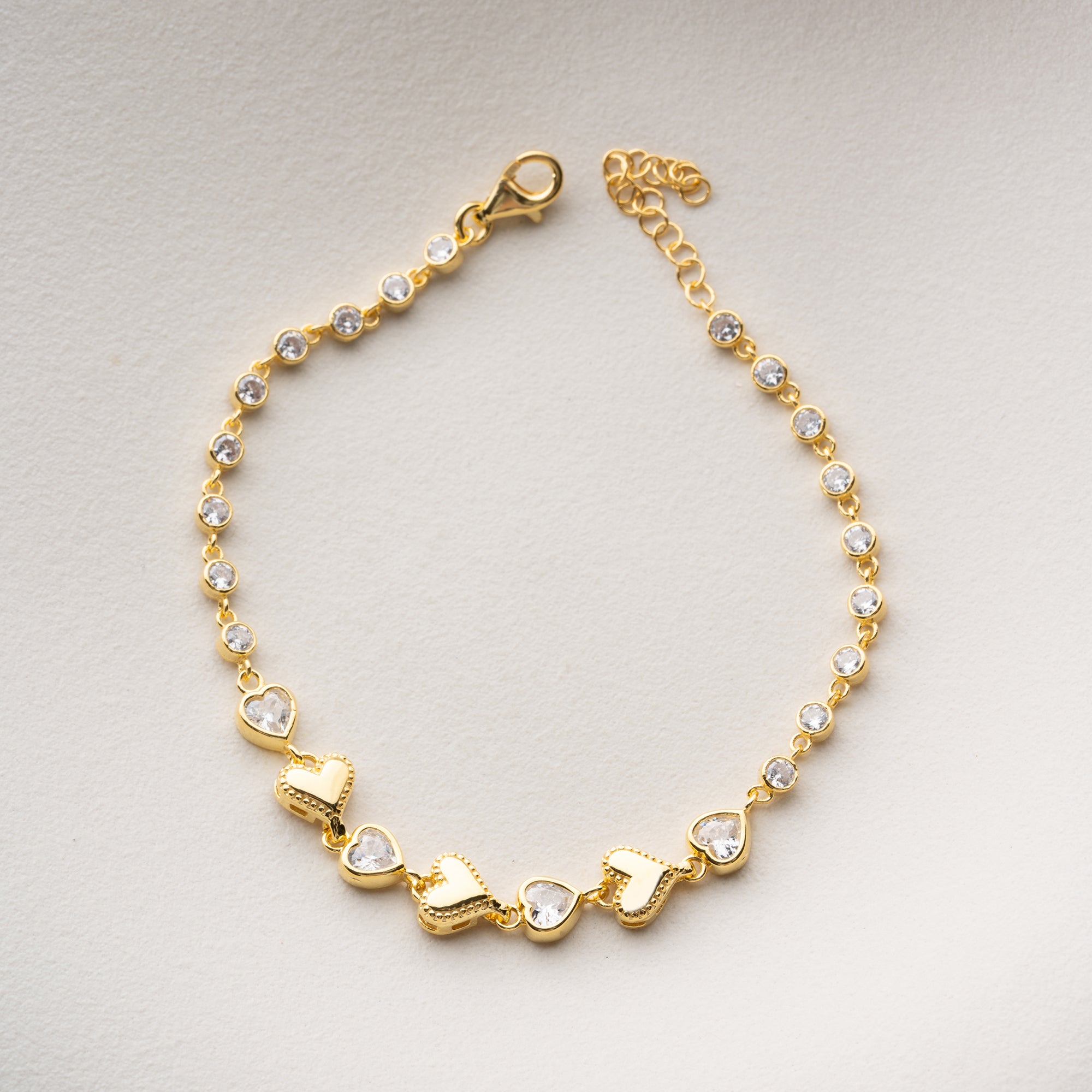 HJÄRTEBAND ARMBAND | 925 SILVER