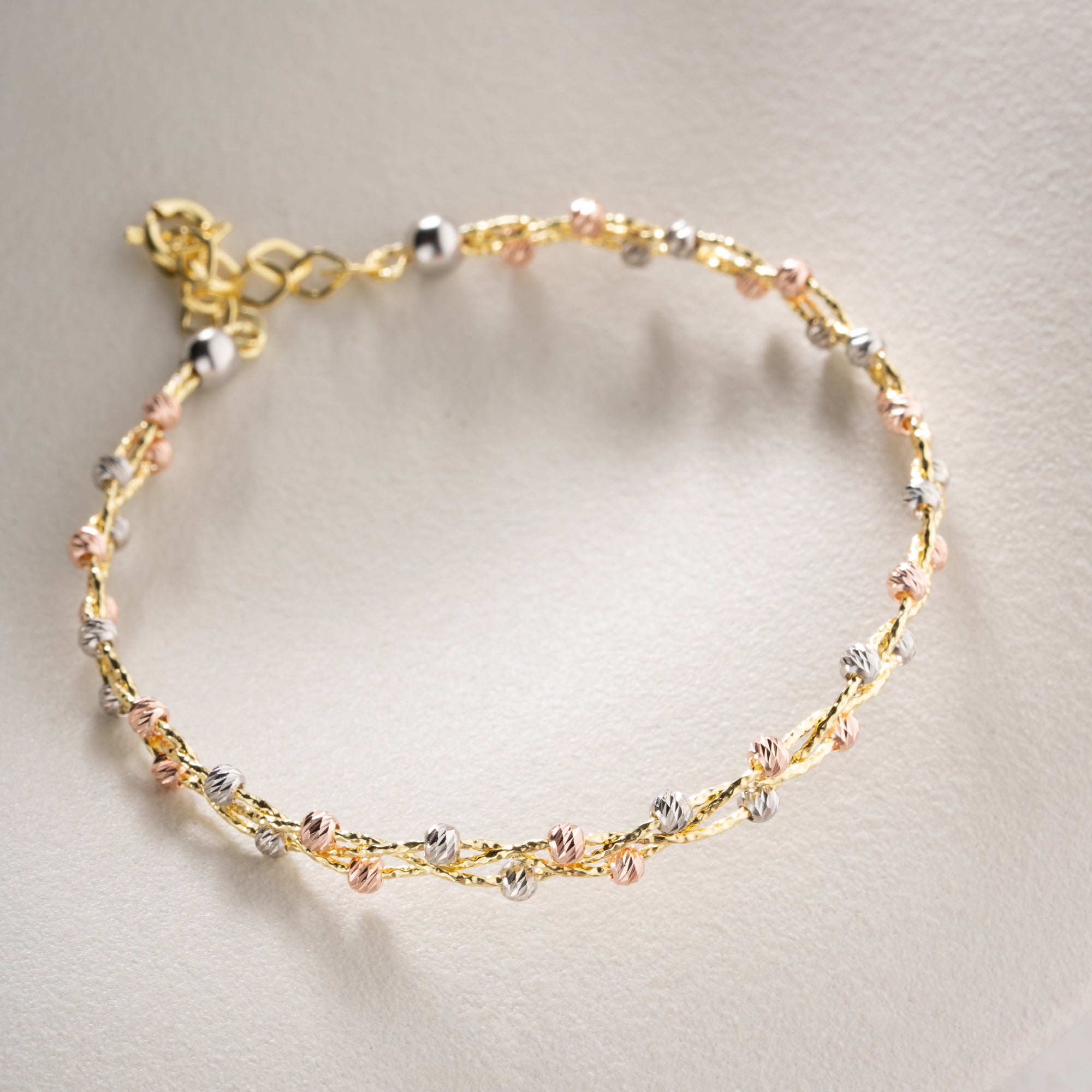 TRICOLOR DORIKA ARMBAND | 925 SILVER