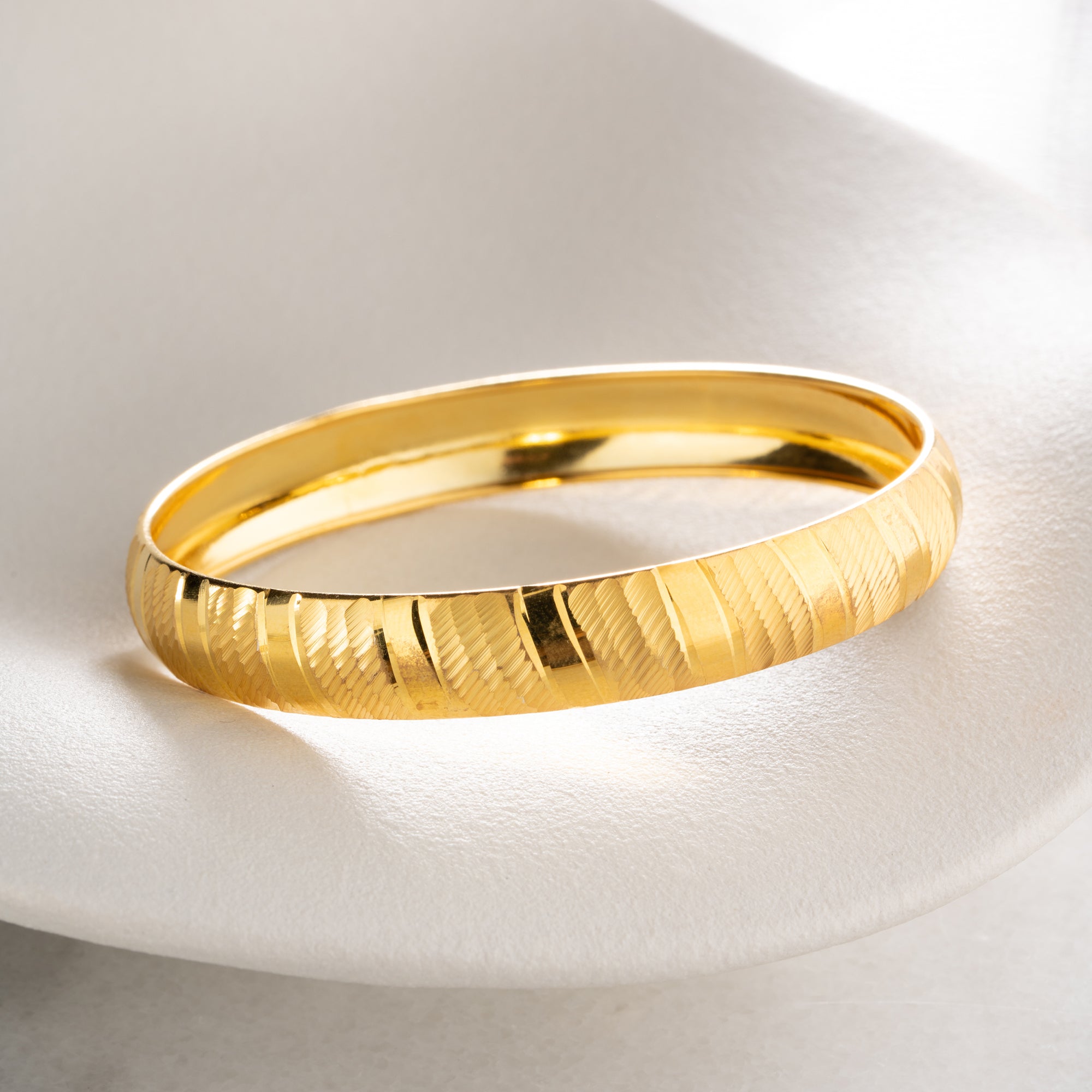RÄFFLAD ARMRING | 925 SILVER