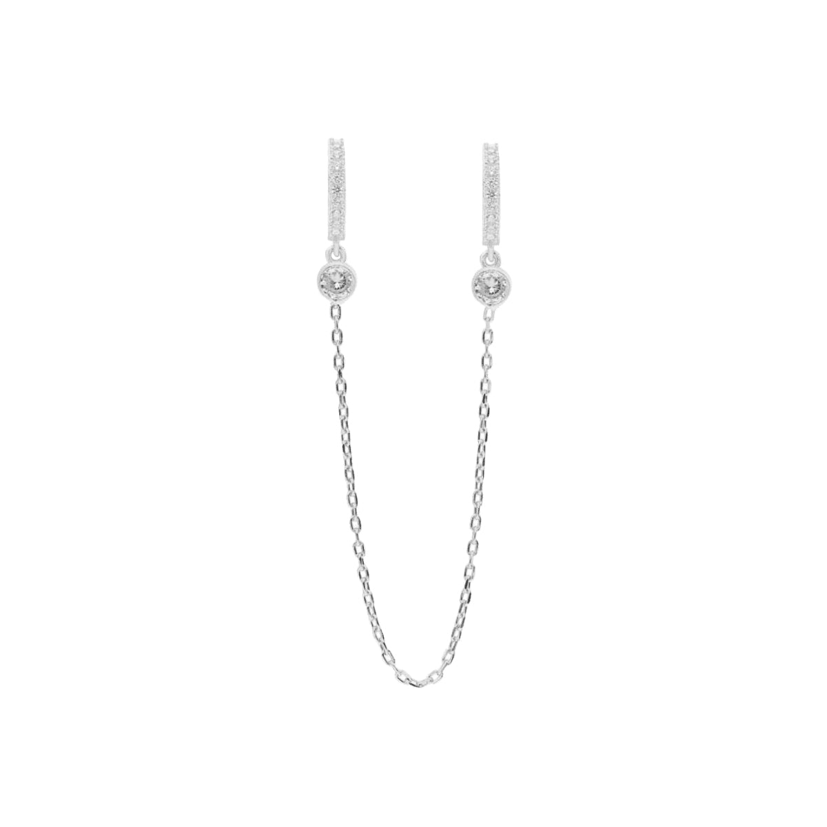 Double Strang Ohrring (6994356109357)