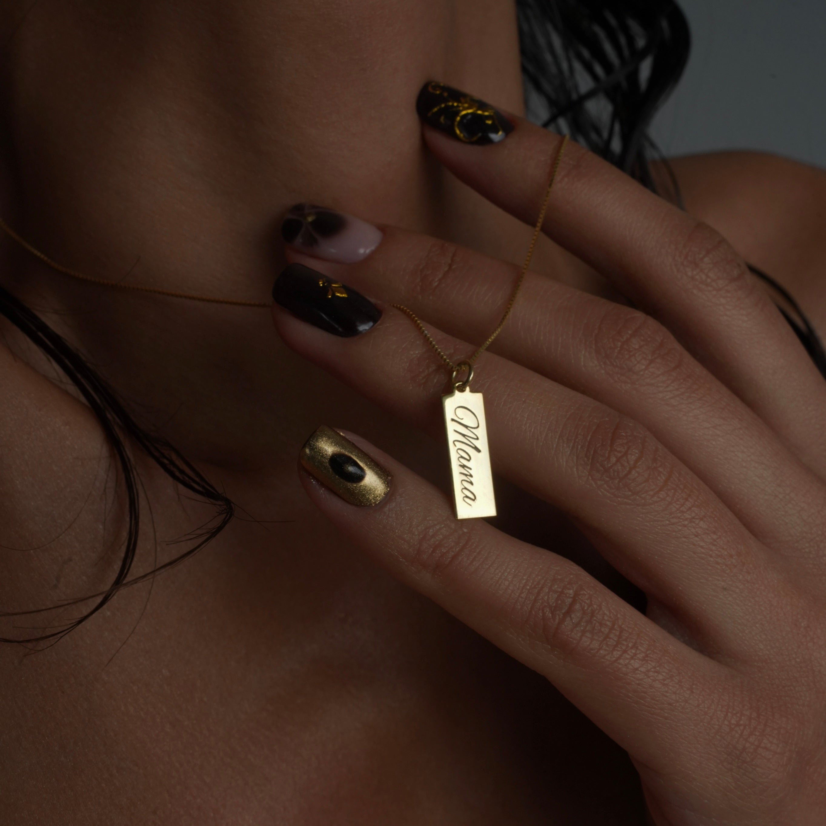 MINIMAL GRAVING KRAGE | 925 SILVER