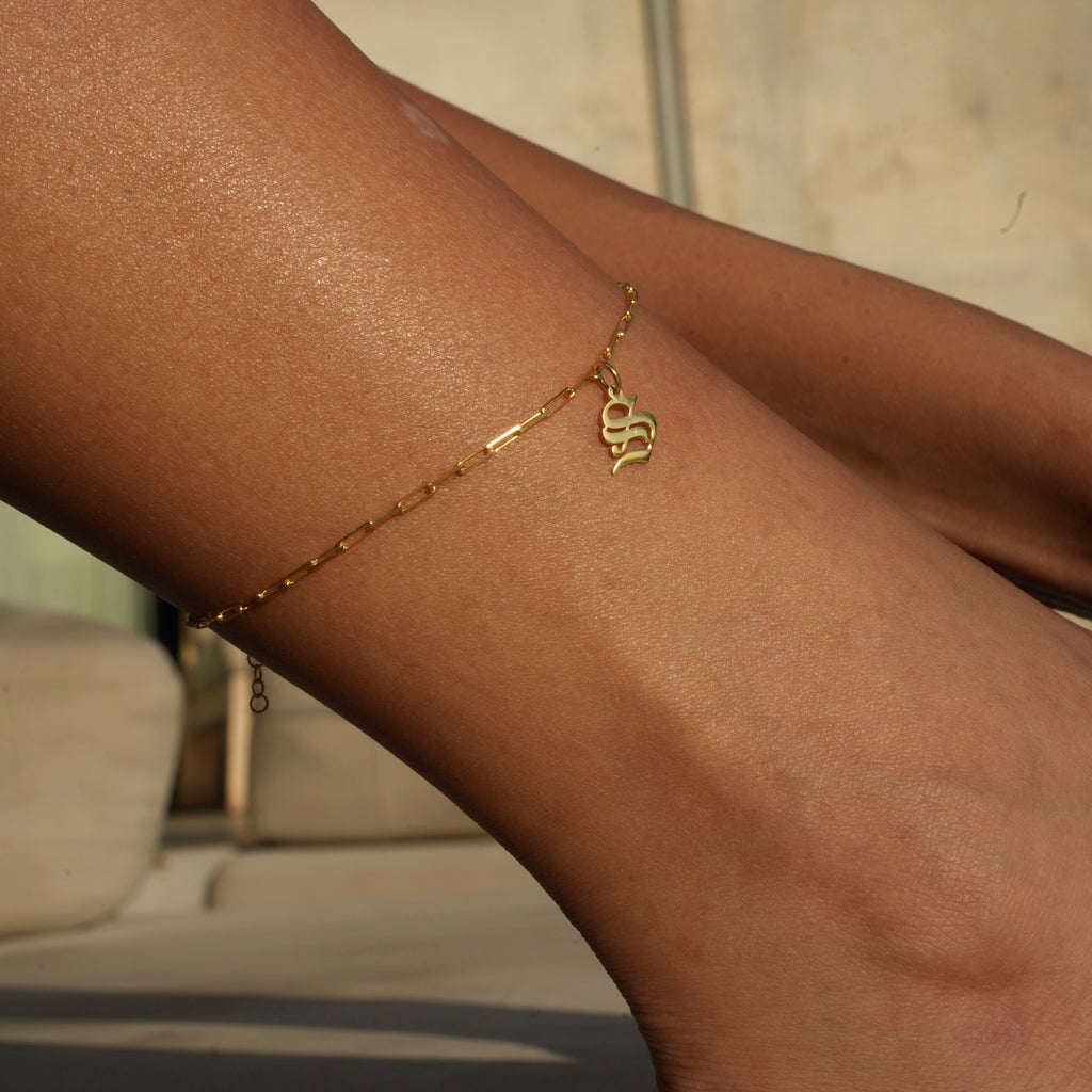 BREV ANKLET SÄLLAN | 925 SILVER