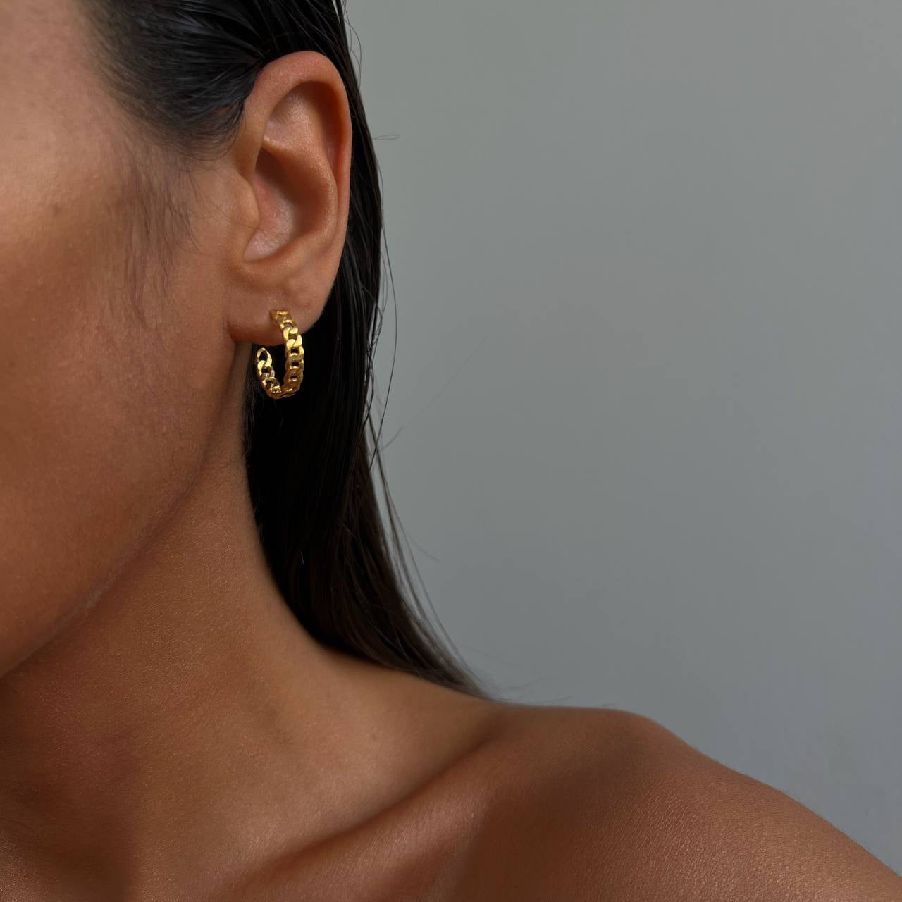 Cuban Link Ohrring (6994352111661)