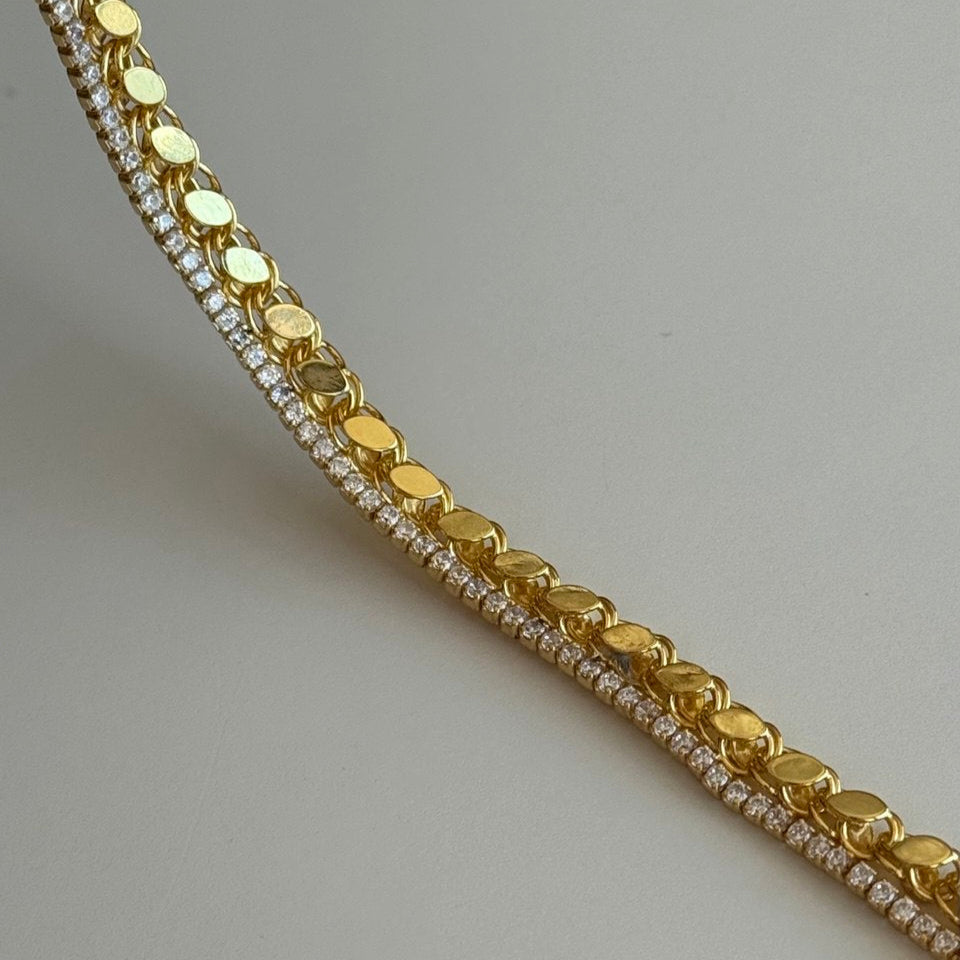 BARLEY X ICED OUT-ARMBAND | 925 SILVER